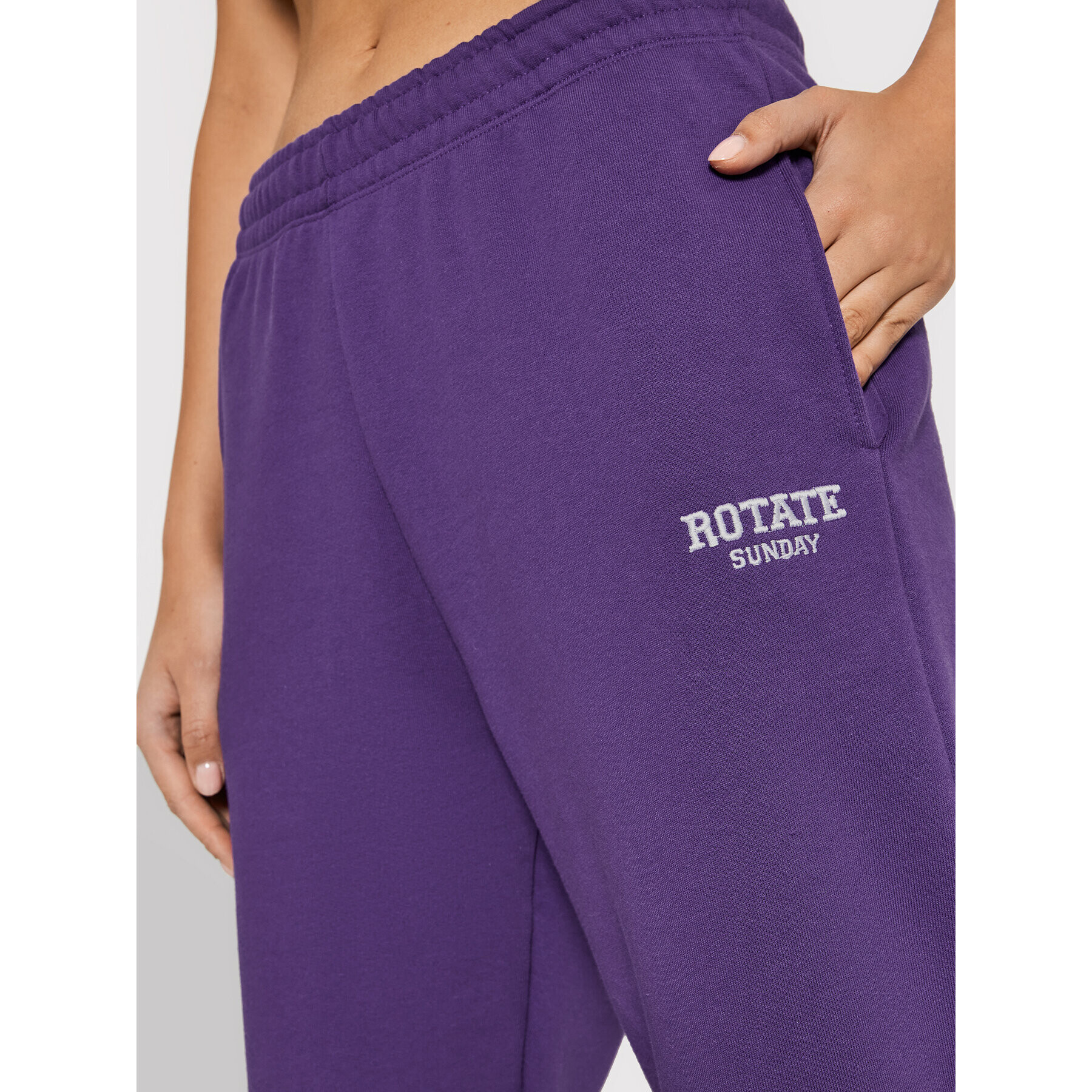 ROTATE Pantaloni trening Mimi RT765 Violet Relaxed Fit - Pled.ro