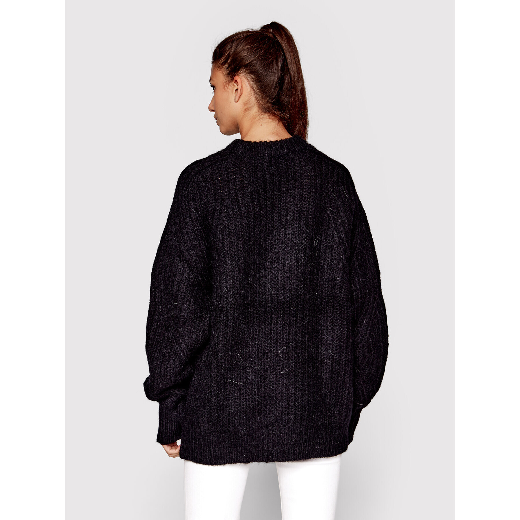 ROTATE Pulover Brandy RT1729 Negru Oversize - Pled.ro