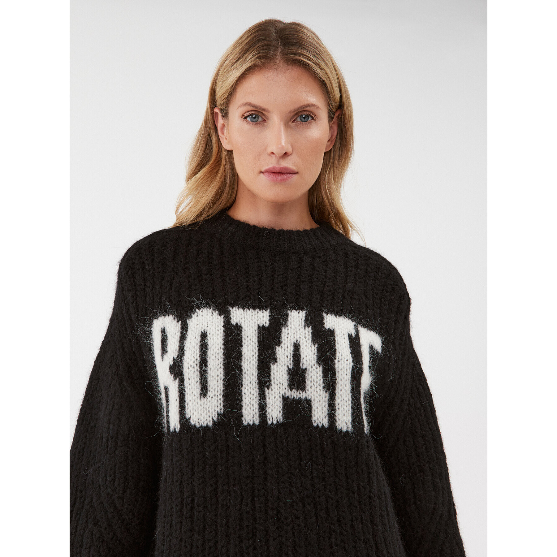 ROTATE Pulover Trui 112075100 Negru Oversize - Pled.ro