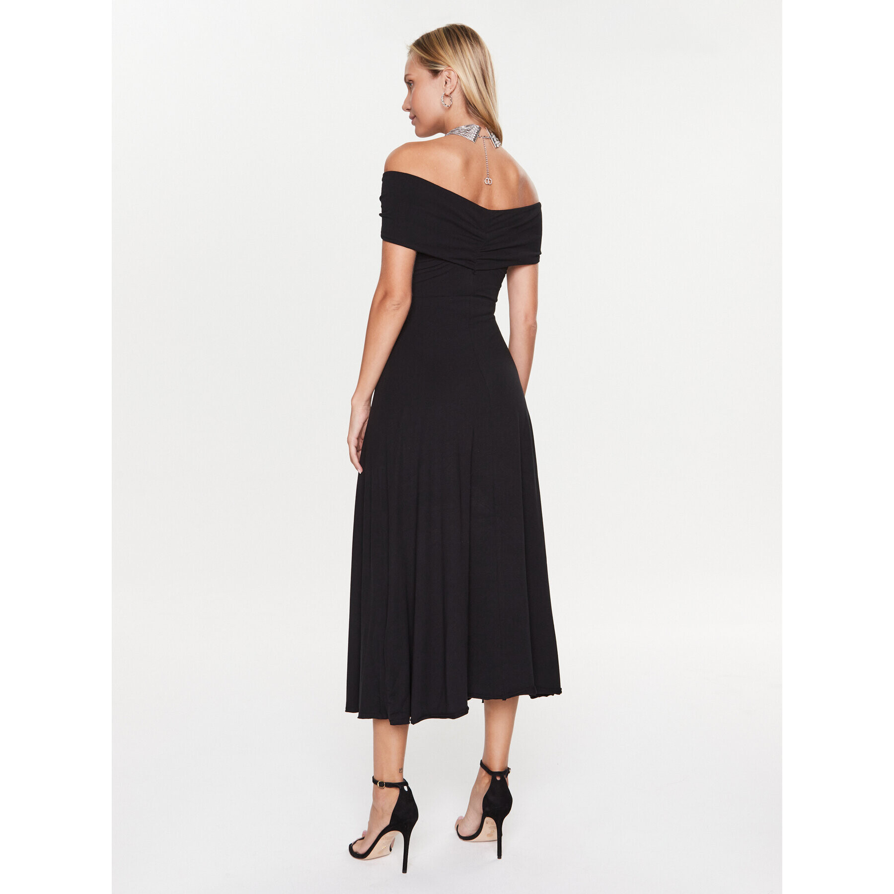 ROTATE Rochie cocktail 100005100 Negru Slim Fit - Pled.ro