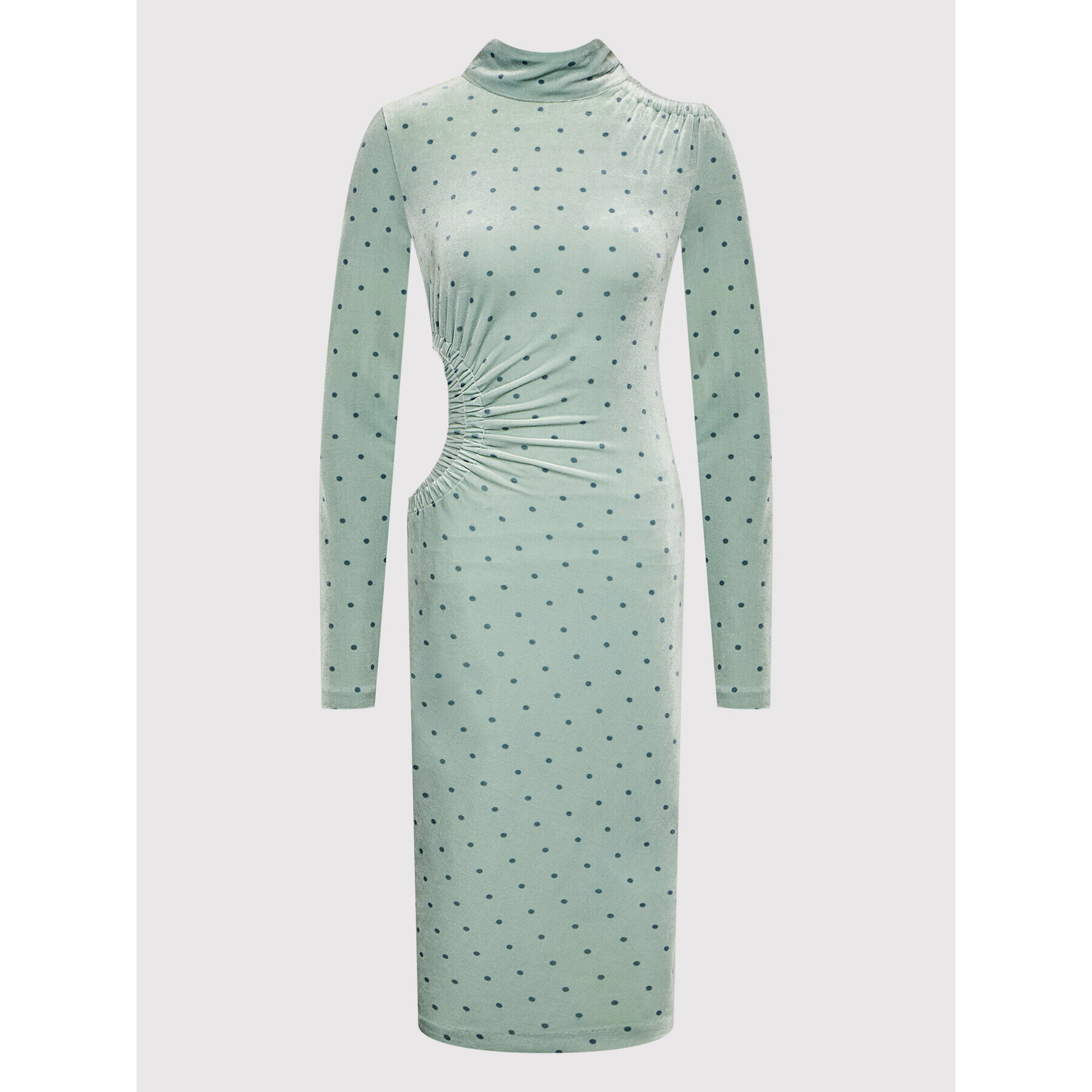 ROTATE Rochie cocktail Alice RT802 Verde Fitted Fit - Pled.ro