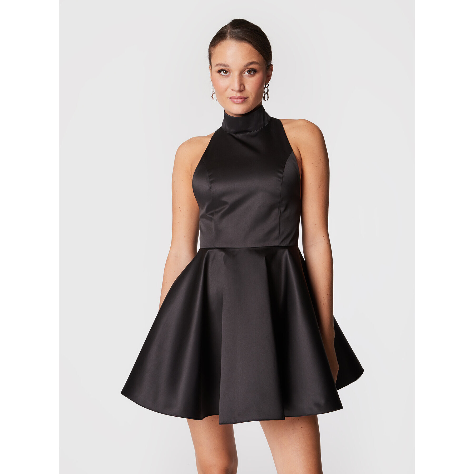 ROTATE Rochie cocktail Cora RT1508 Negru Regular Fit - Pled.ro