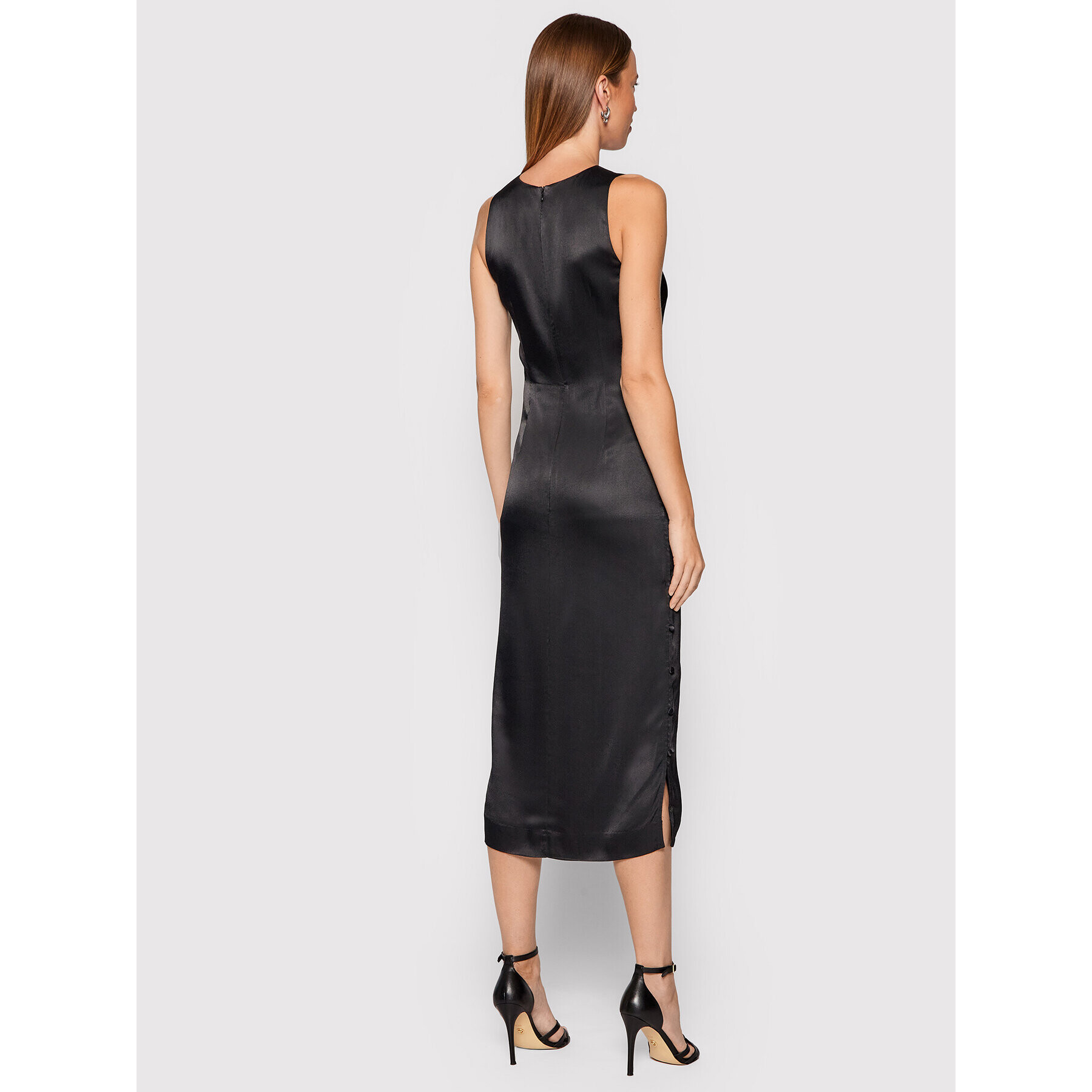 ROTATE Rochie cocktail Dulcie RT333 Negru Slim Fit - Pled.ro