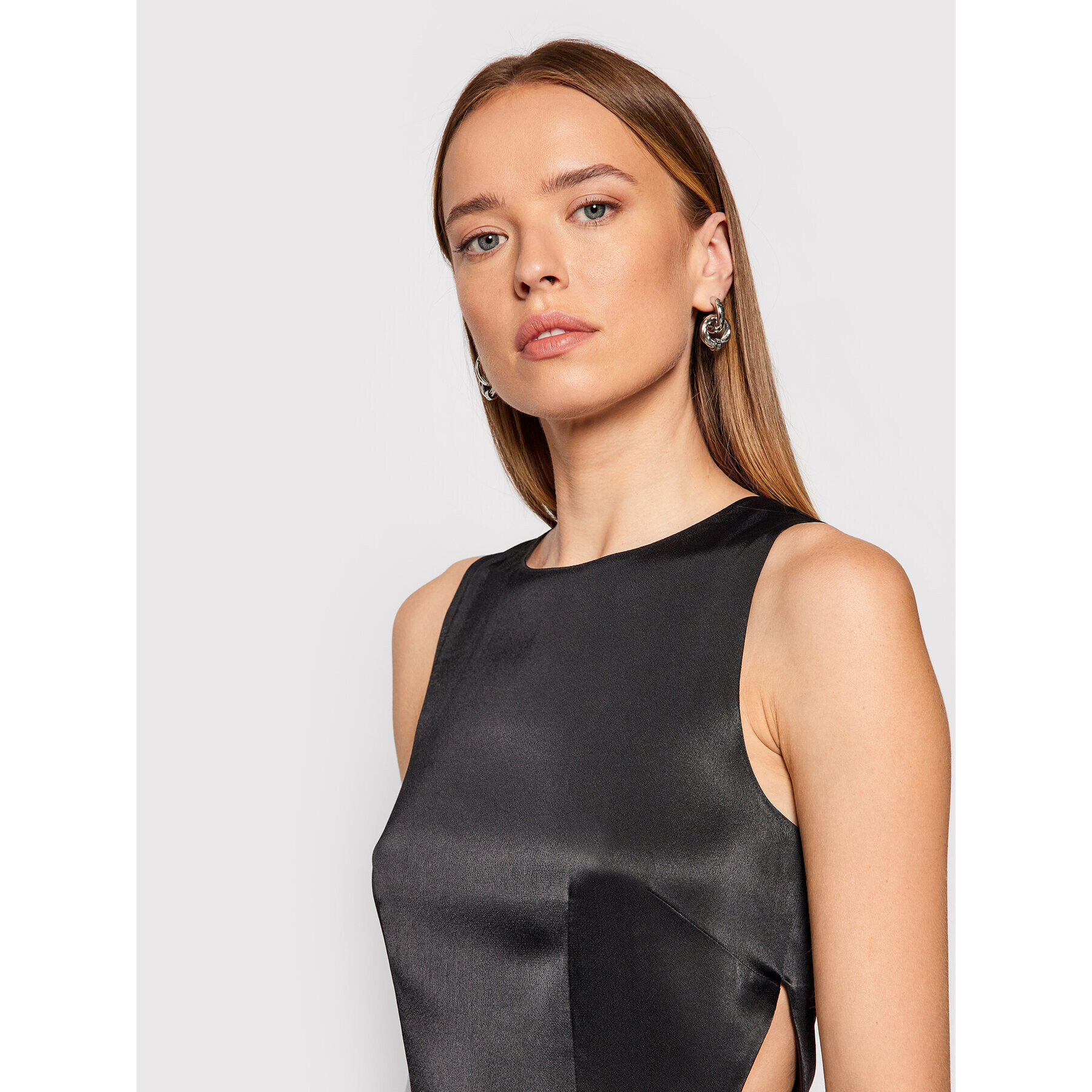 ROTATE Rochie cocktail Dulcie RT333 Negru Slim Fit - Pled.ro