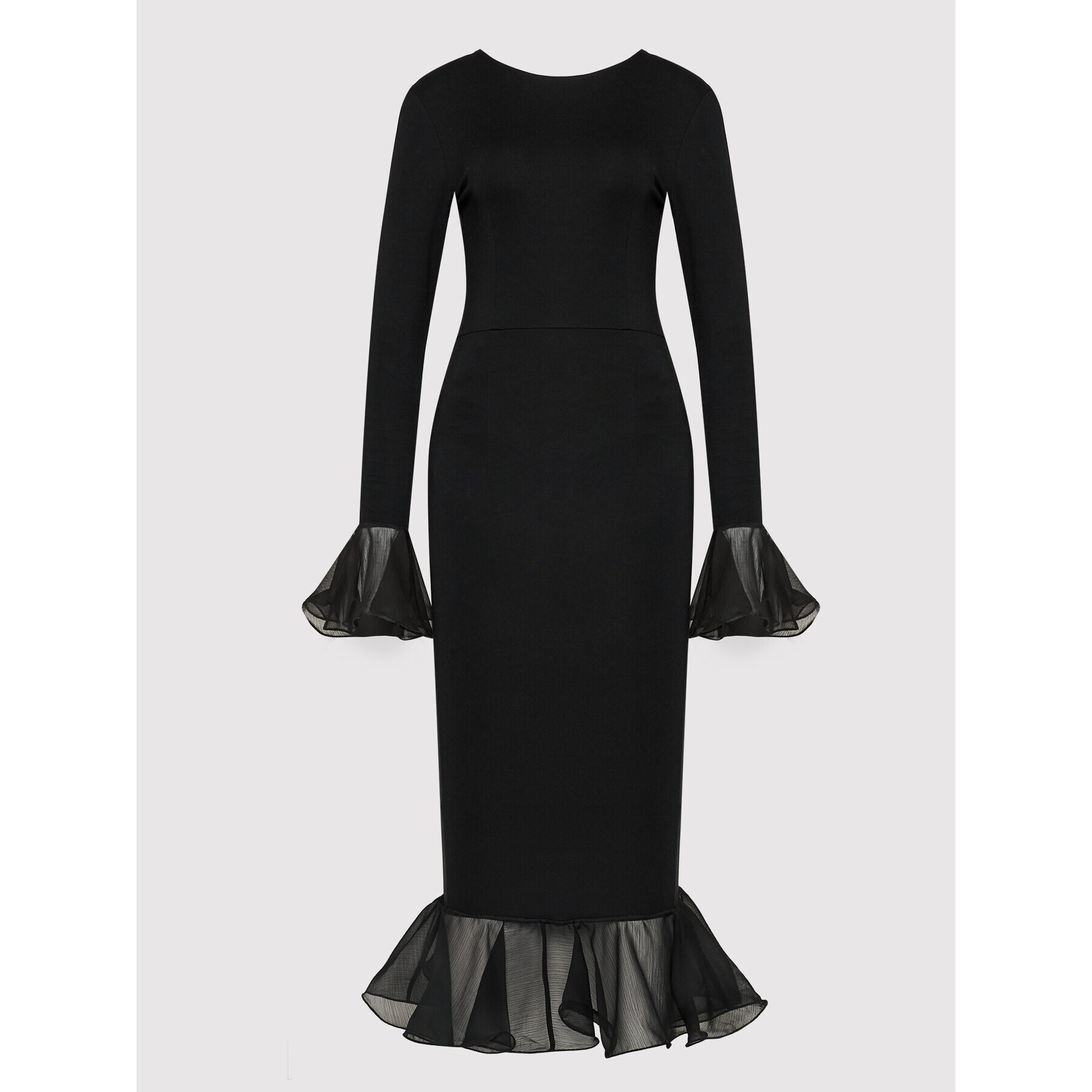 ROTATE Rochie cocktail Irena RT1110 Negru Fitted Fit - Pled.ro