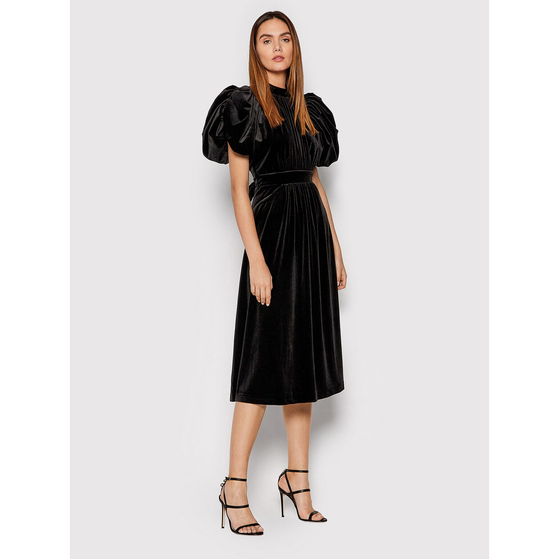 ROTATE Rochie cocktail Noon RT804 Negru Regular Fit - Pled.ro