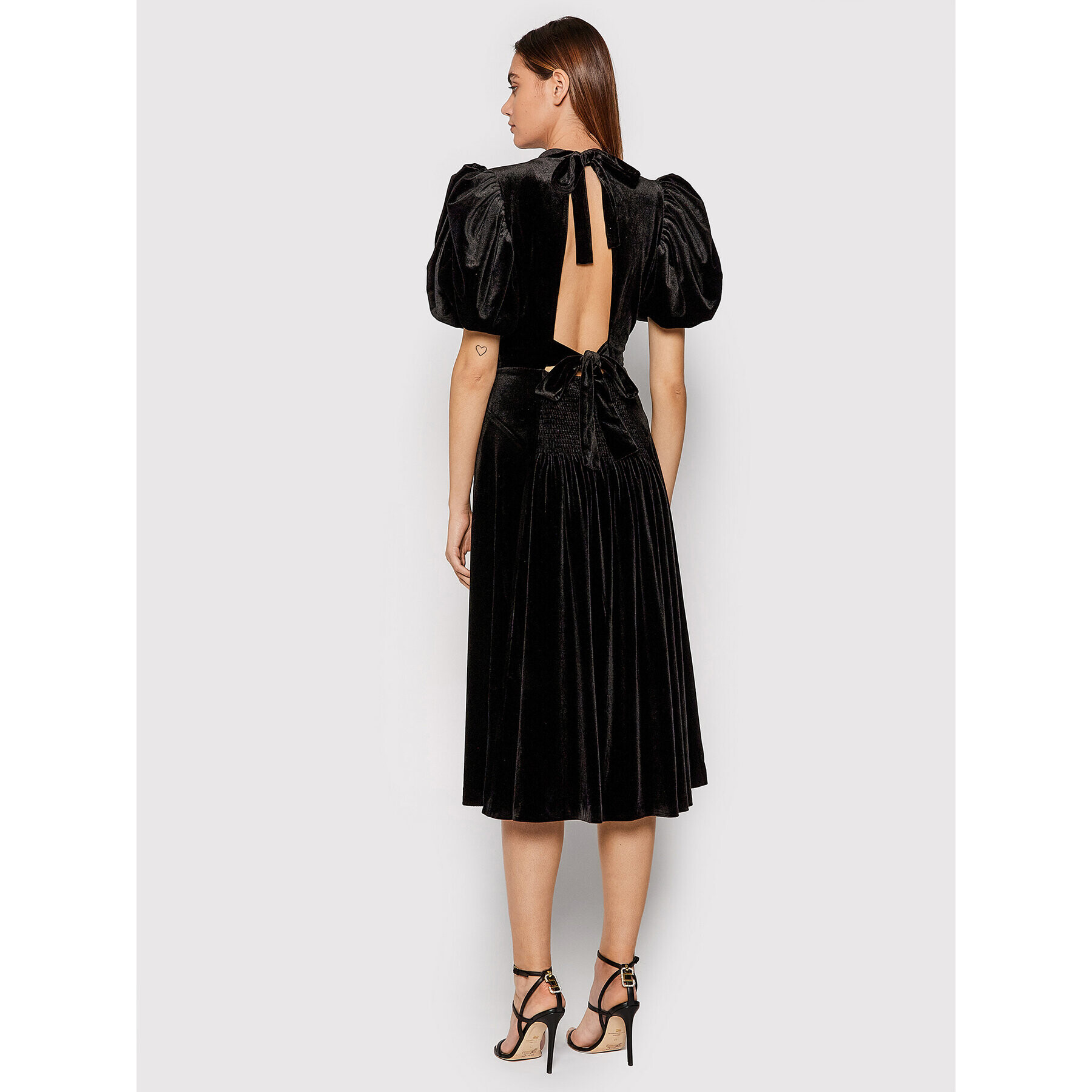 ROTATE Rochie cocktail Noon RT804 Negru Regular Fit - Pled.ro