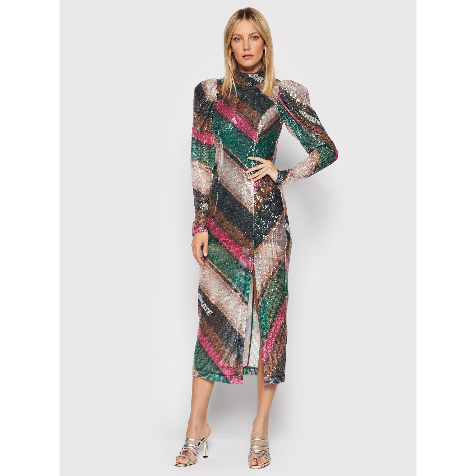 ROTATE Rochie cocktail Theresa RT1120 Colorat Regular Fit - Pled.ro