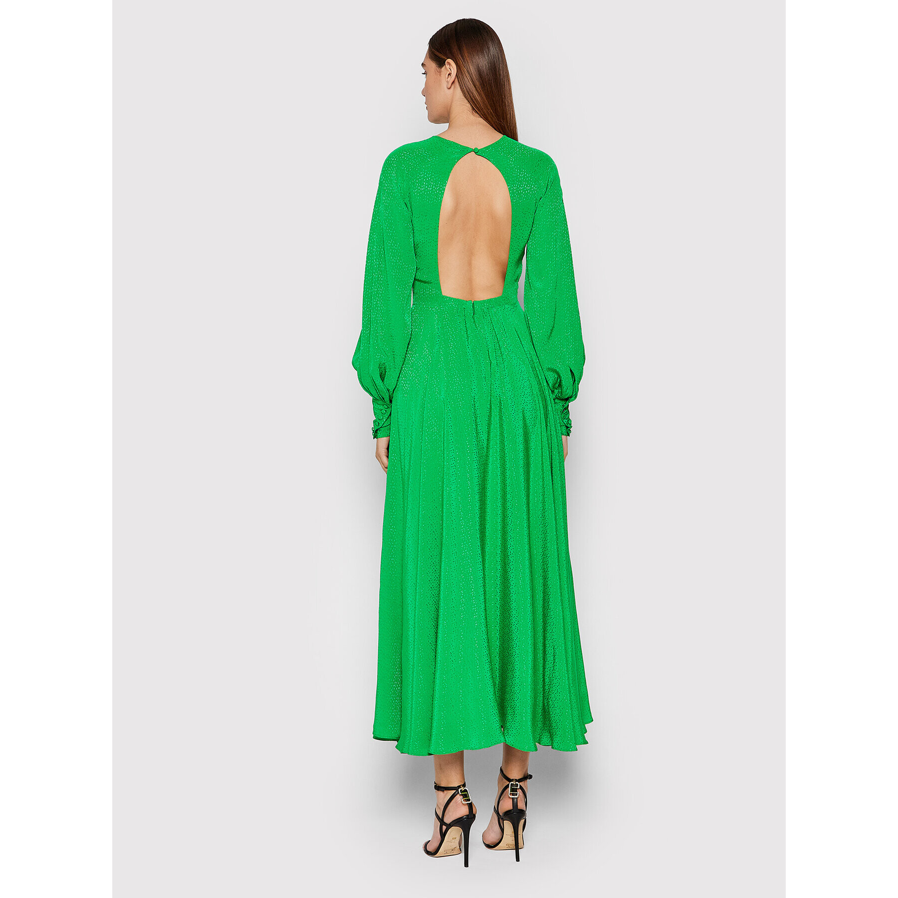 ROTATE Rochie de seară Mary RT971 Verde Regular Fit - Pled.ro