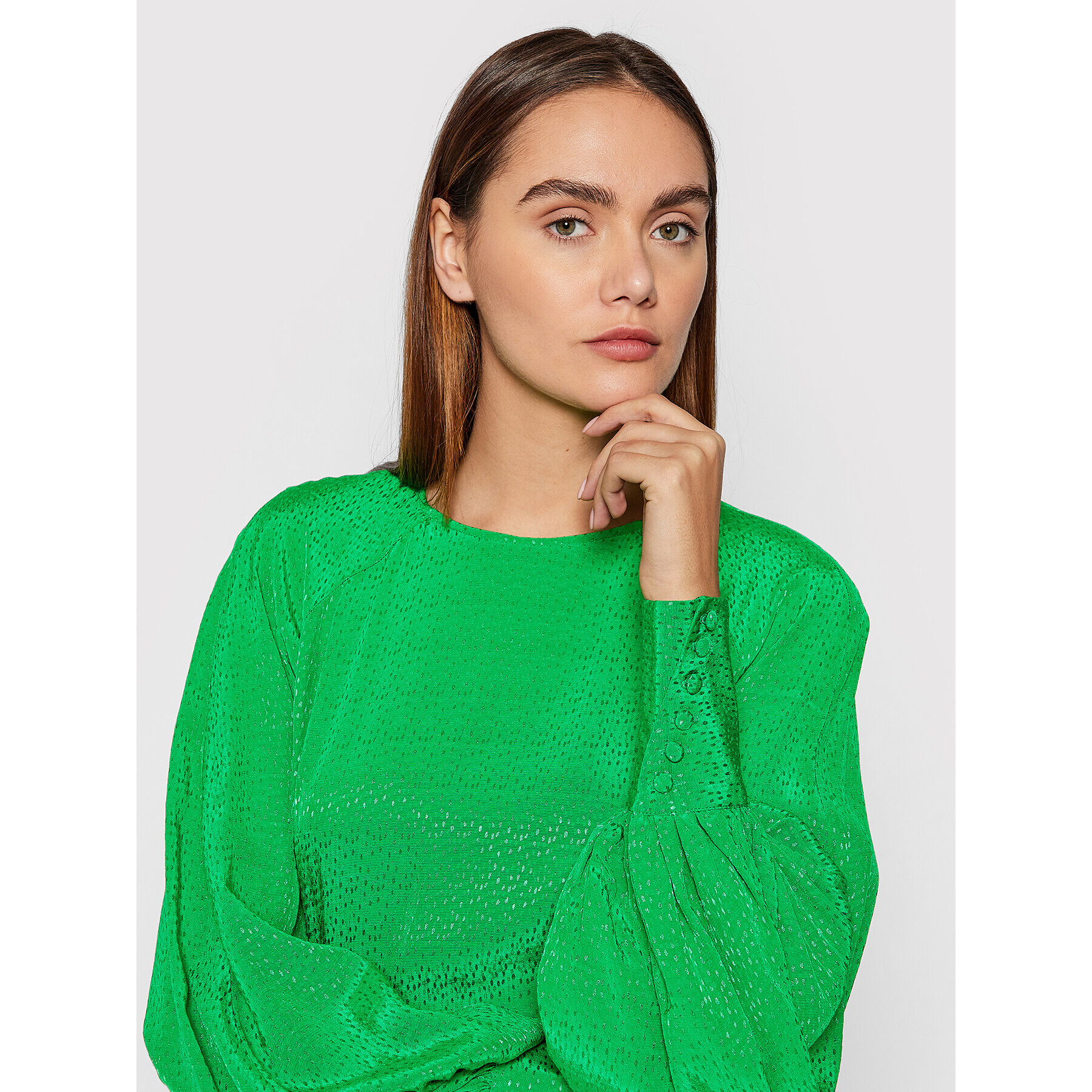 ROTATE Rochie de seară Mary RT971 Verde Regular Fit - Pled.ro