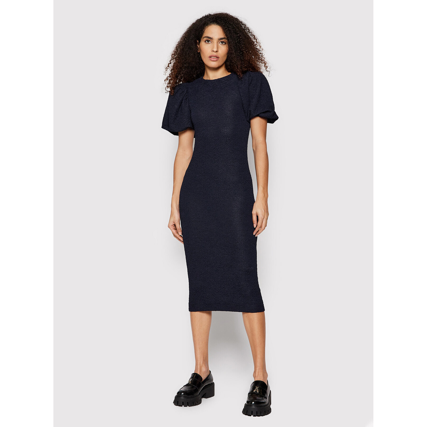 ROTATE Rochie de zi Katalona RT300 Bleumarin Slim Fit - Pled.ro