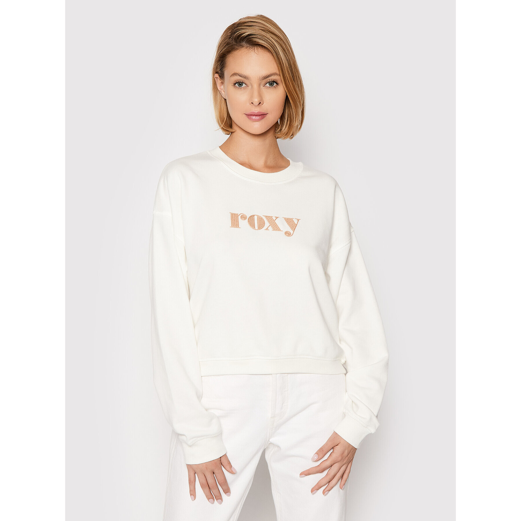 Roxy Bluză Break Away ERJFT04394 Alb Relaxed Fit - Pled.ro