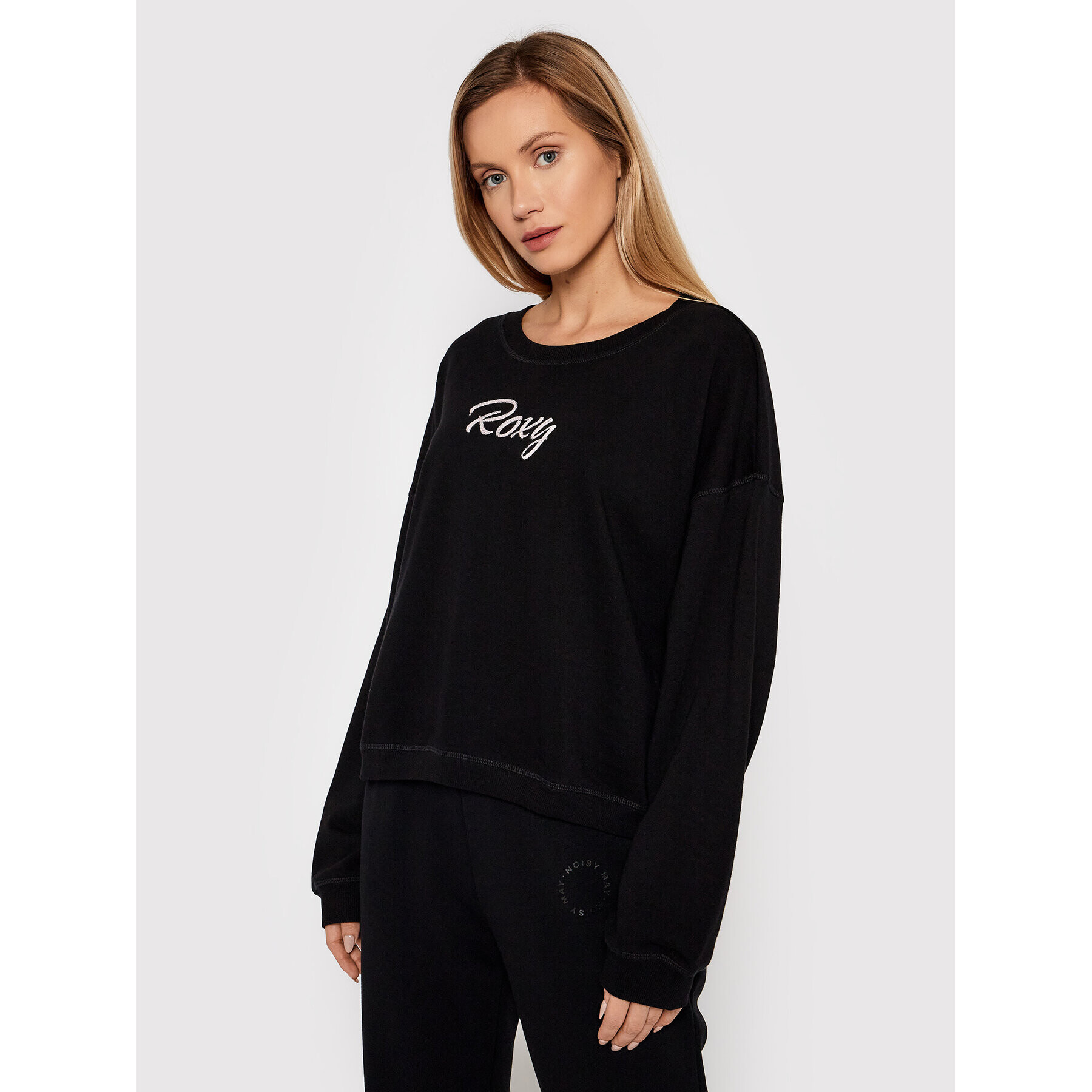 Roxy Bluză Break Away ERJFT04477 Negru Relaxed Fit - Pled.ro