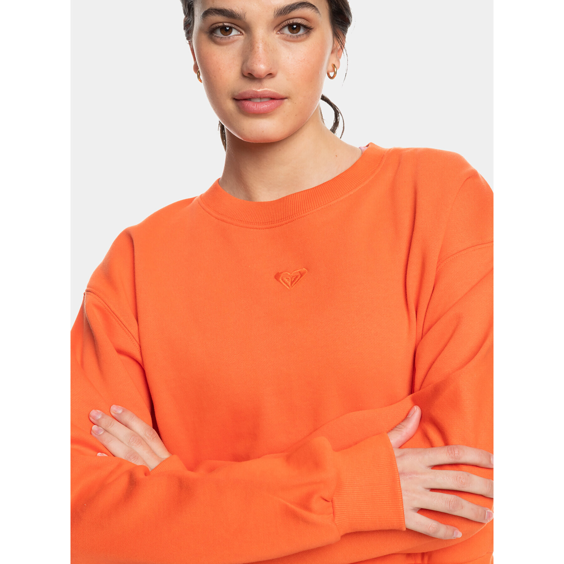 Roxy Bluză Ess Nrj Cn Otlr ERJFT04670 Portocaliu Regular Fit - Pled.ro