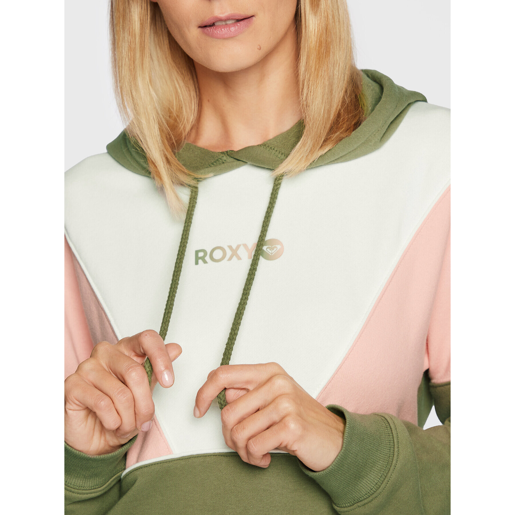 Roxy Bluză Lets Get Going ERJFT04591 Verde Relaxed Fit - Pled.ro