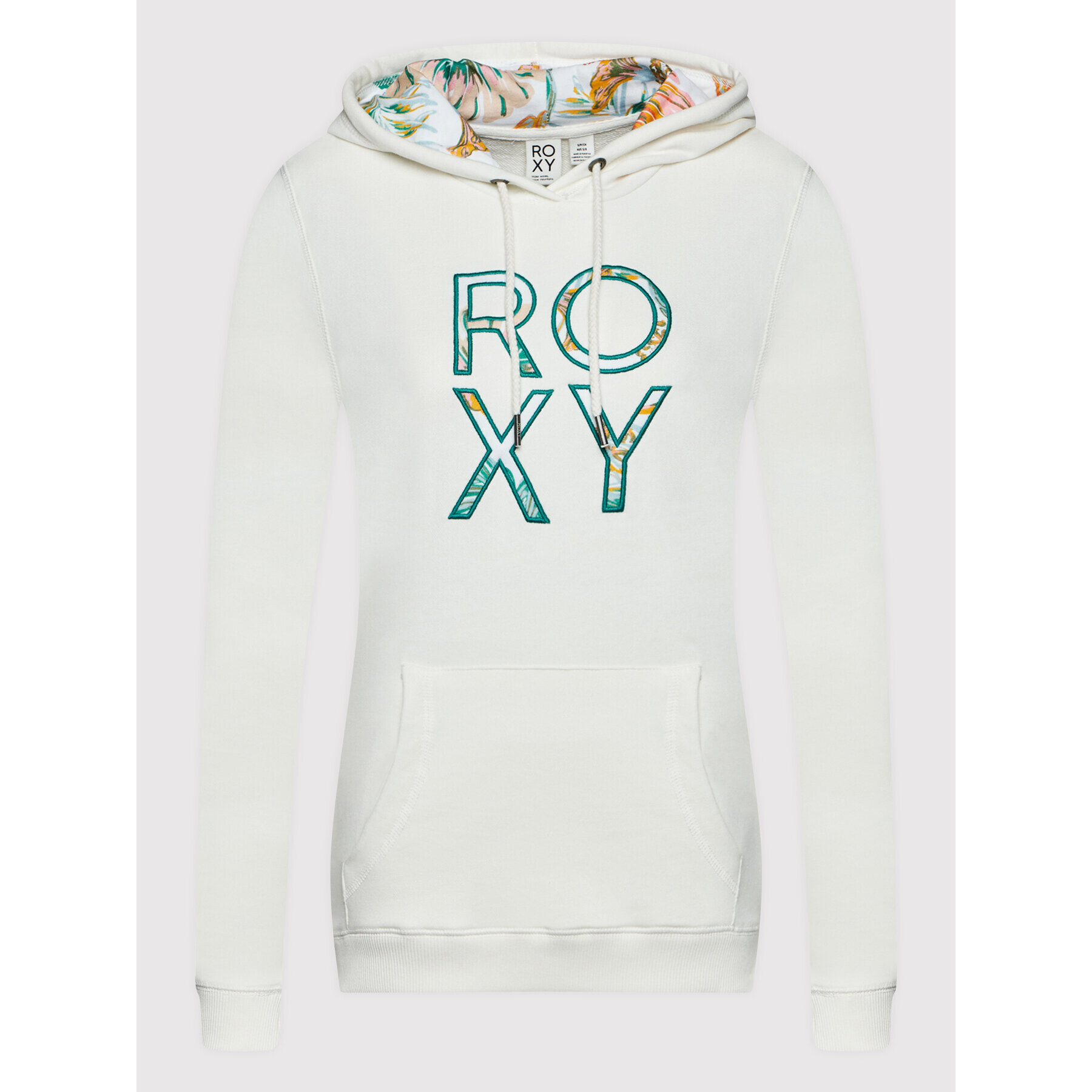 Roxy Bluză Right On Time ERJFT04515 Alb Relaxed Fit - Pled.ro