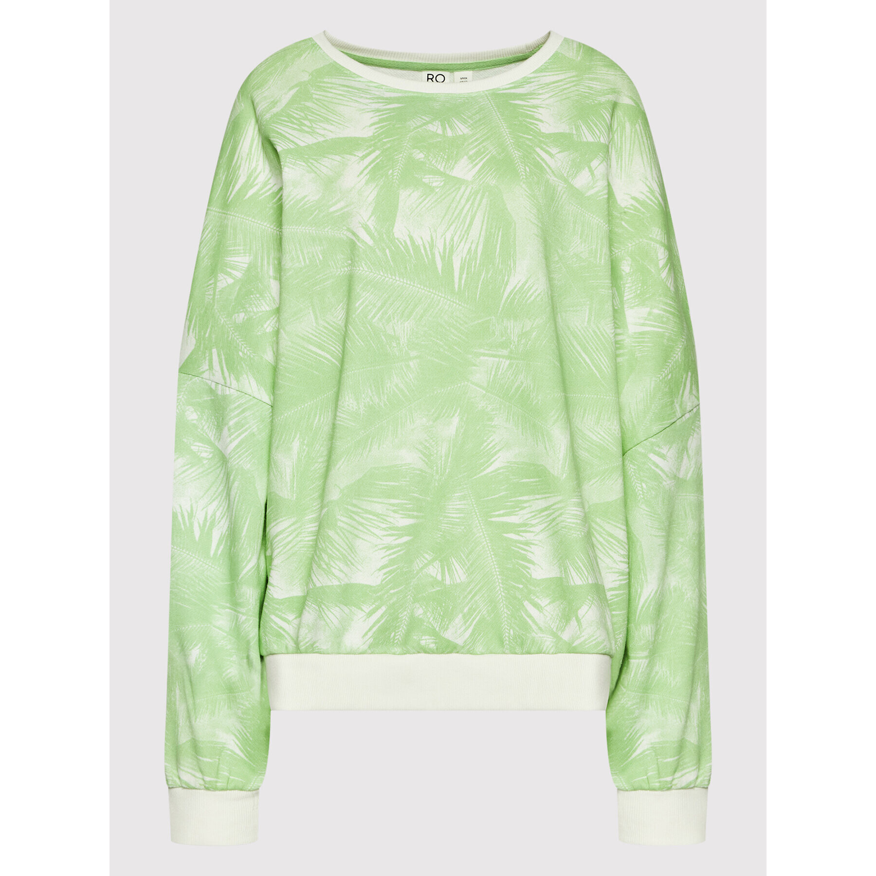 Roxy Bluză Bright Sunshine ARJFT04031 Verde Oversize - Pled.ro