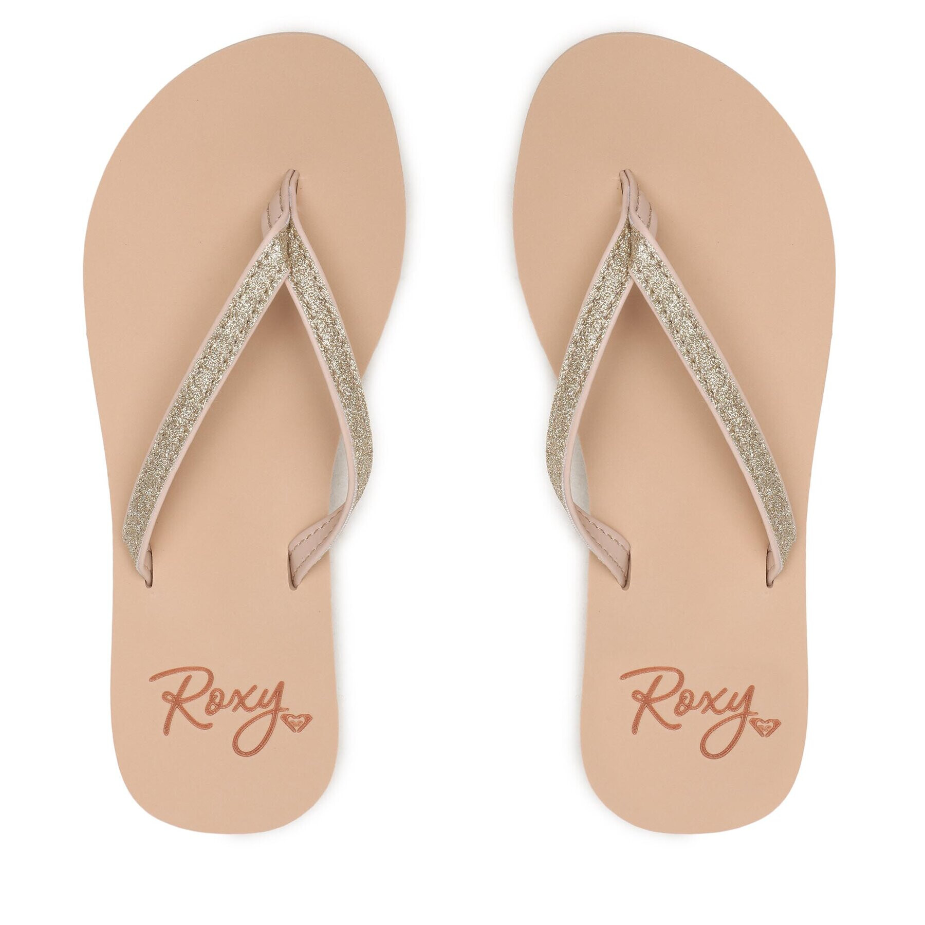 Roxy Flip flop ARJL100673 Auriu - Pled.ro