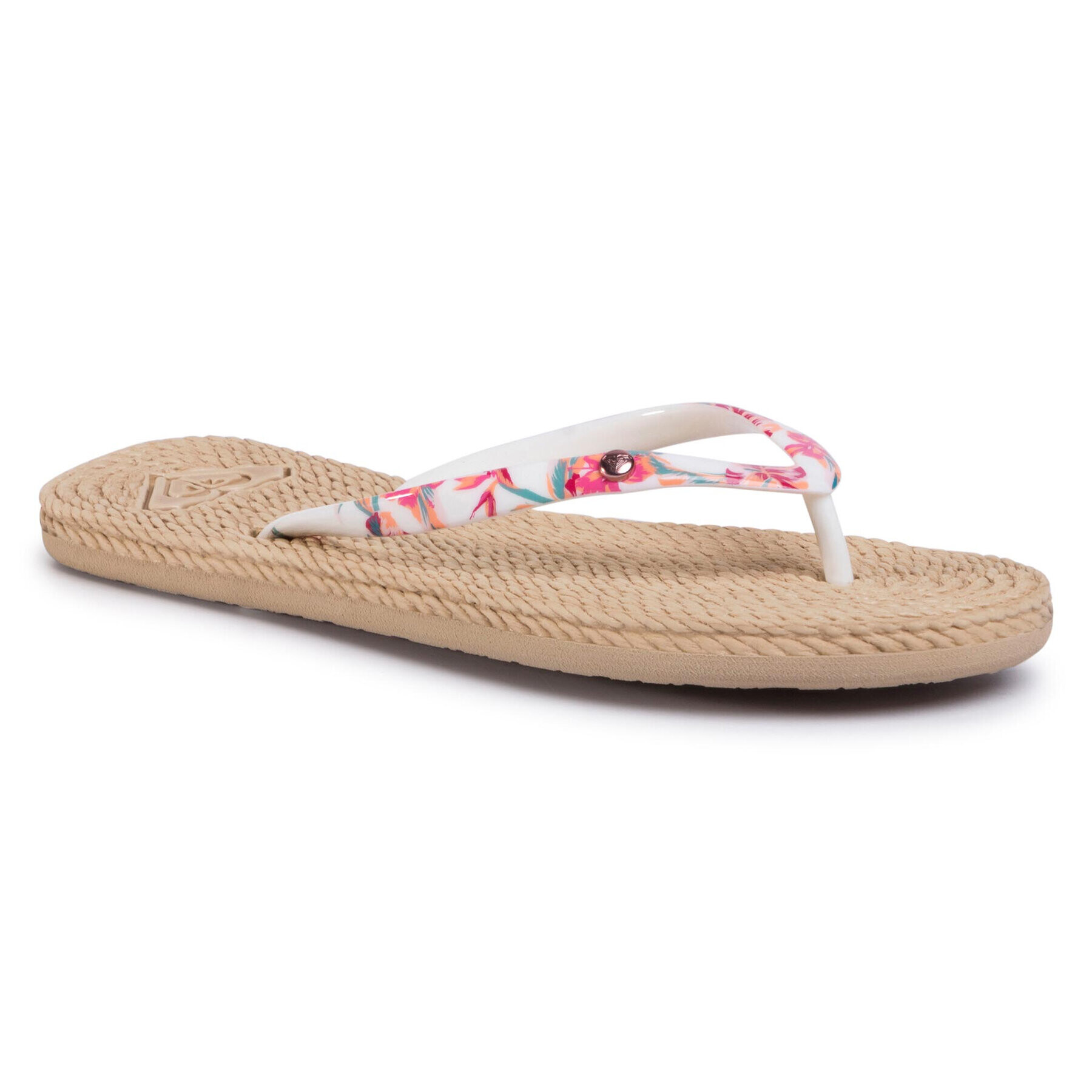 Roxy Flip flop ARJL100685 Alb - Pled.ro