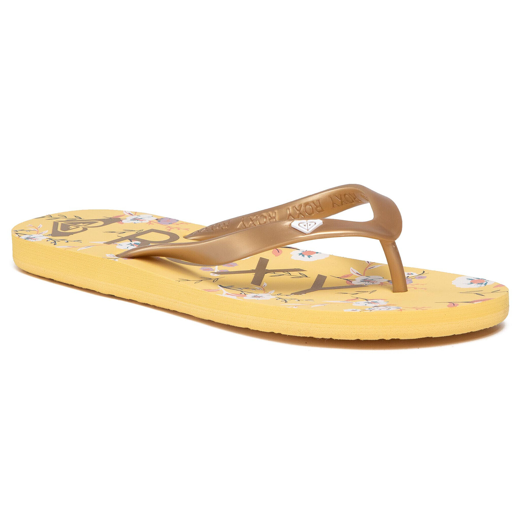 Roxy Flip flop ARJL100869 Auriu - Pled.ro