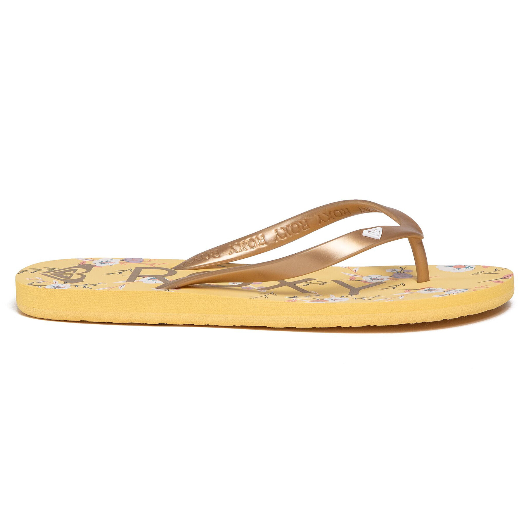 Roxy Flip flop ARJL100869 Auriu - Pled.ro