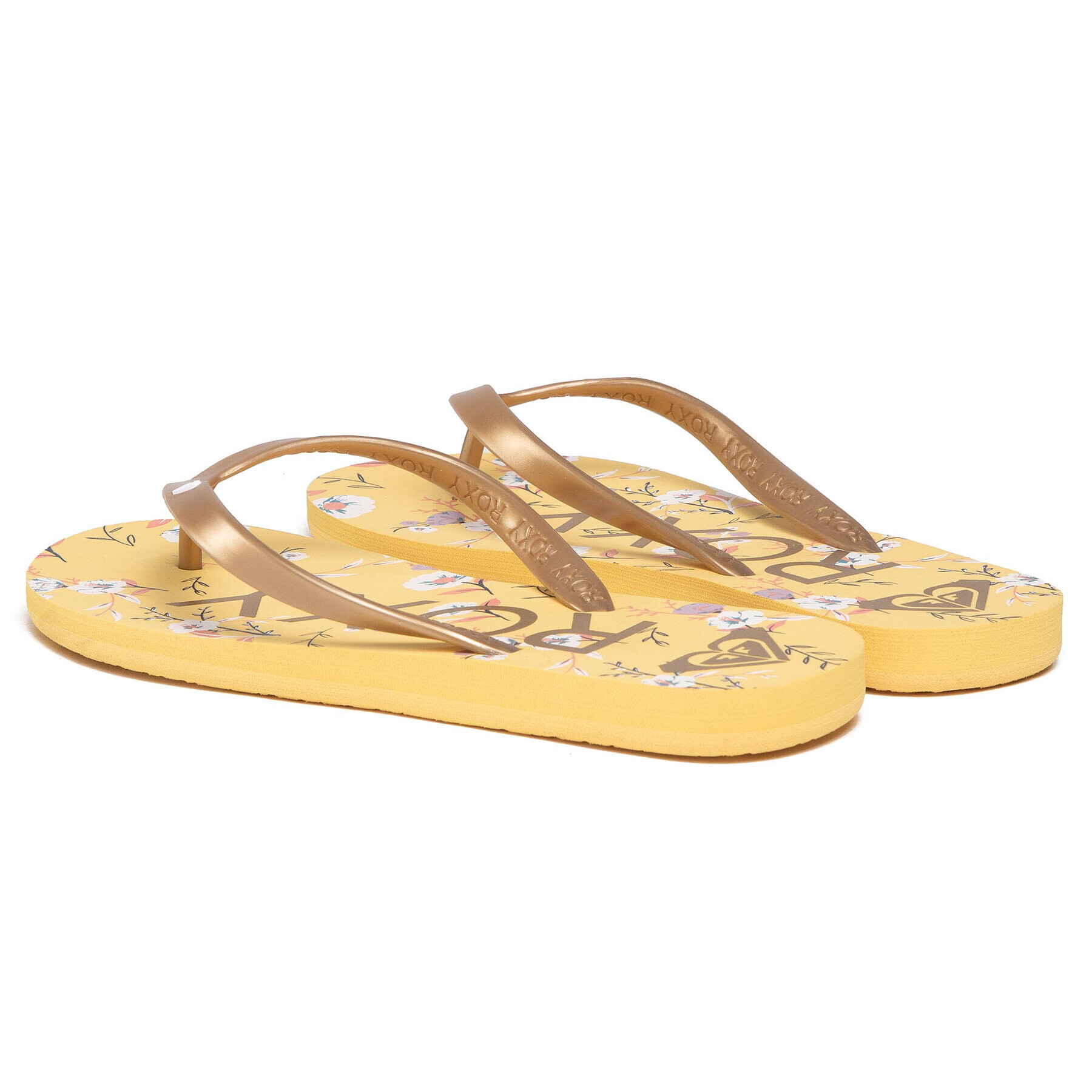 Roxy Flip flop ARJL100869 Auriu - Pled.ro