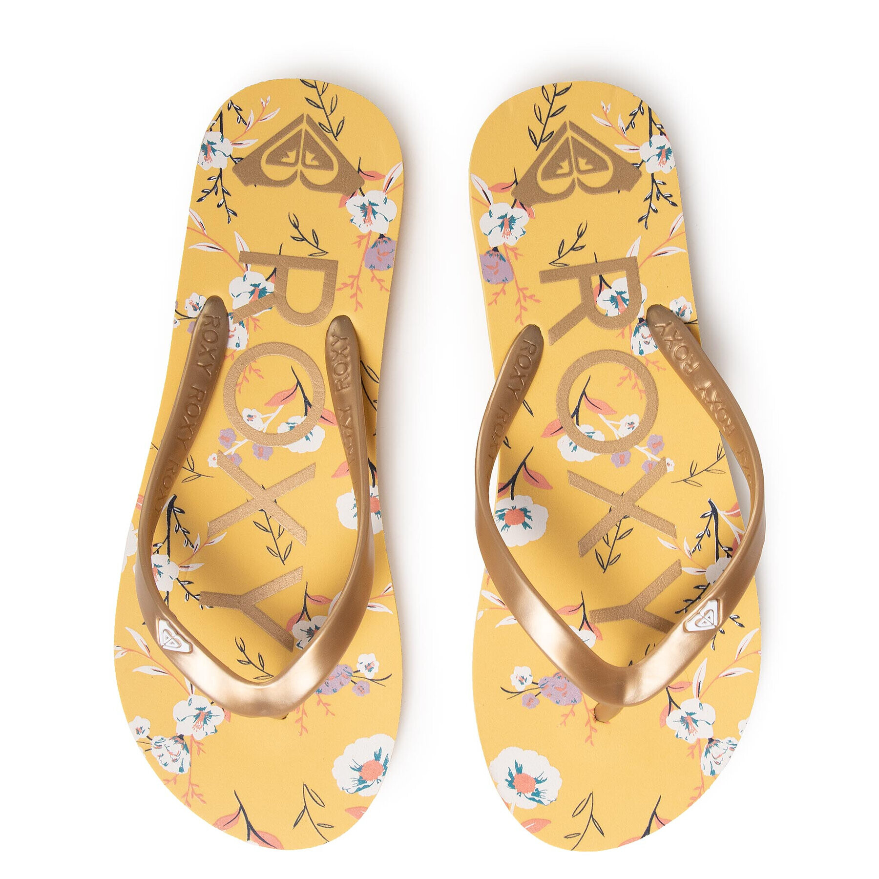 Roxy Flip flop ARJL100869 Auriu - Pled.ro