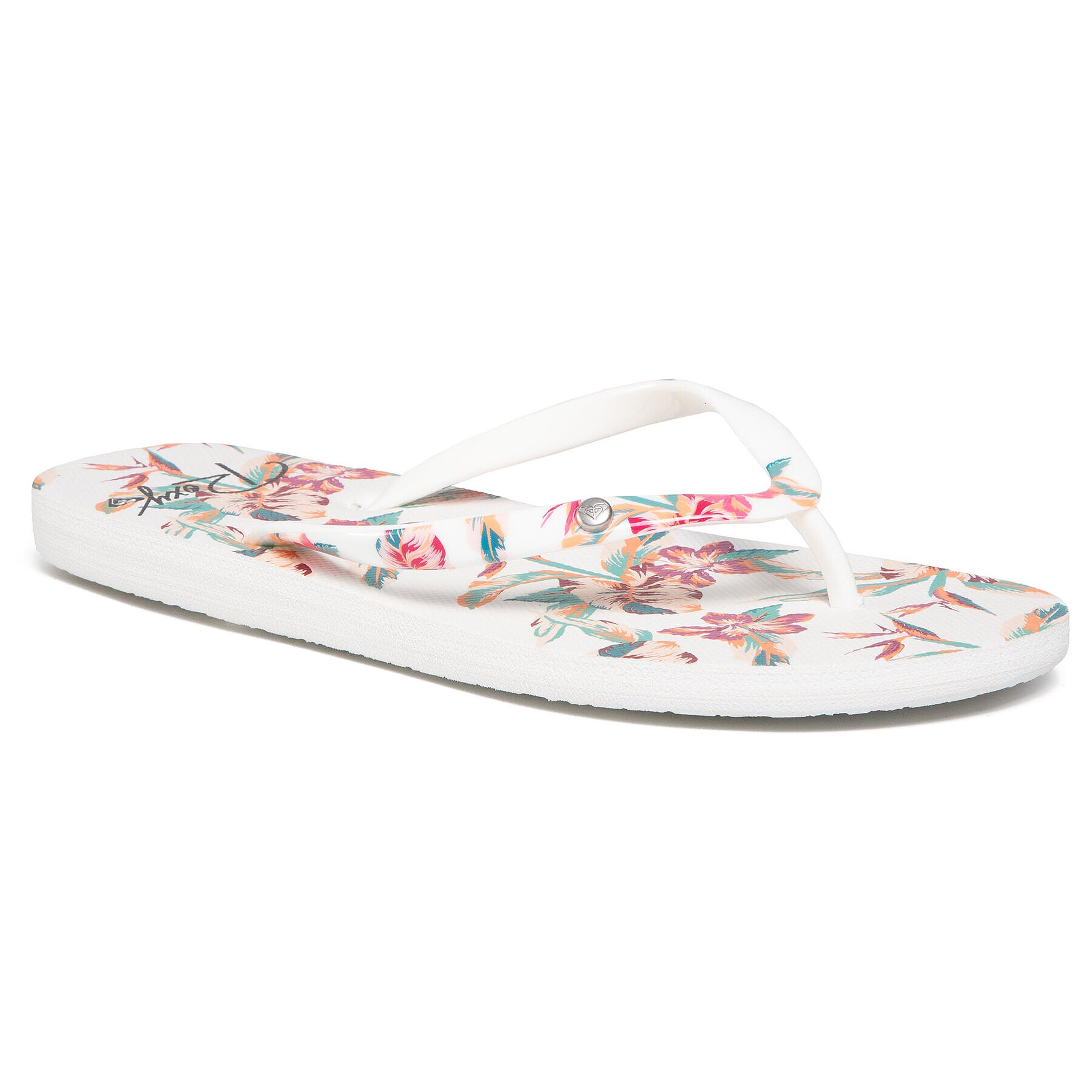 Roxy Flip flop ARJL100870 Alb - Pled.ro