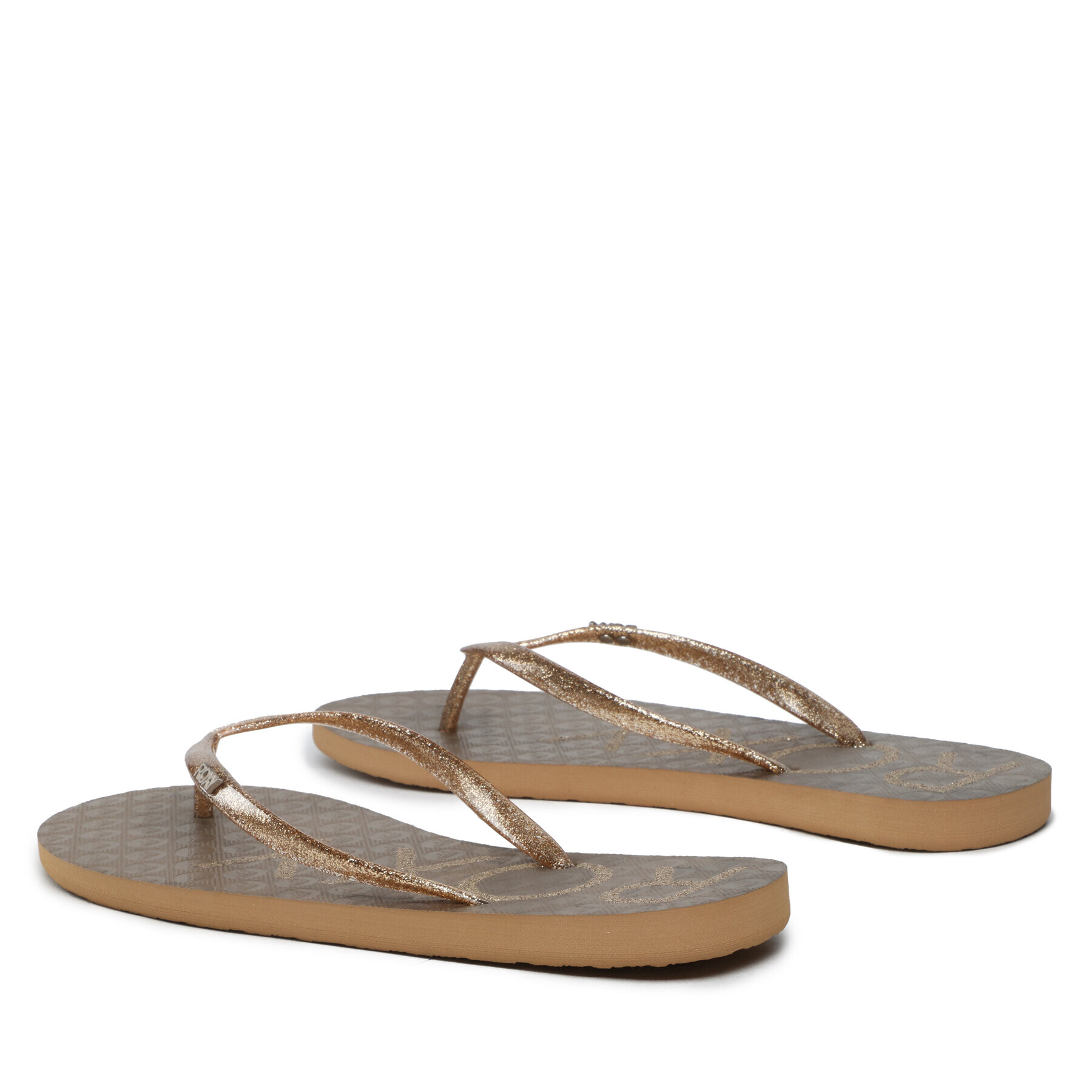 Roxy Flip flop ARJL100873 Auriu - Pled.ro