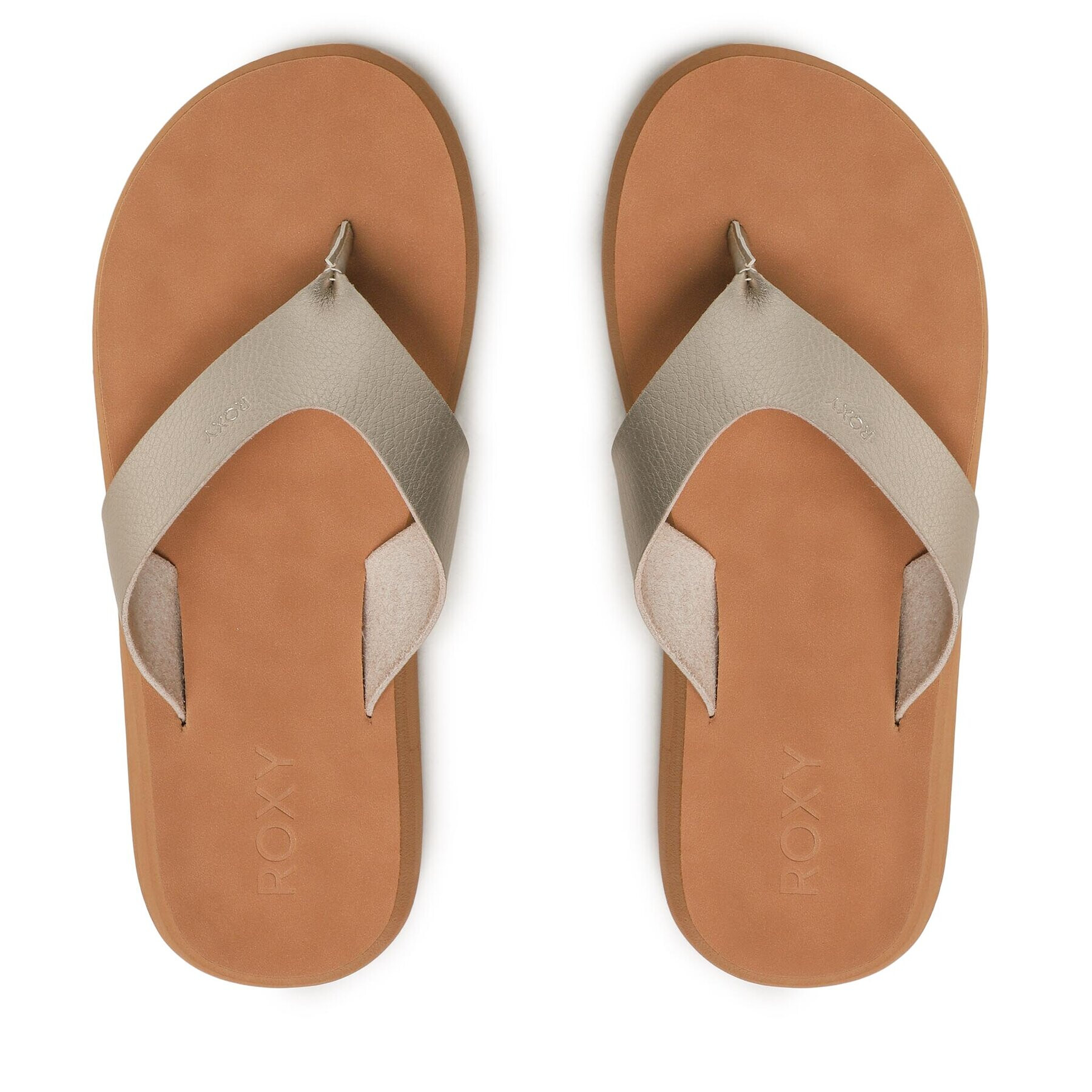 Roxy Flip flop ARJL101075 Auriu - Pled.ro