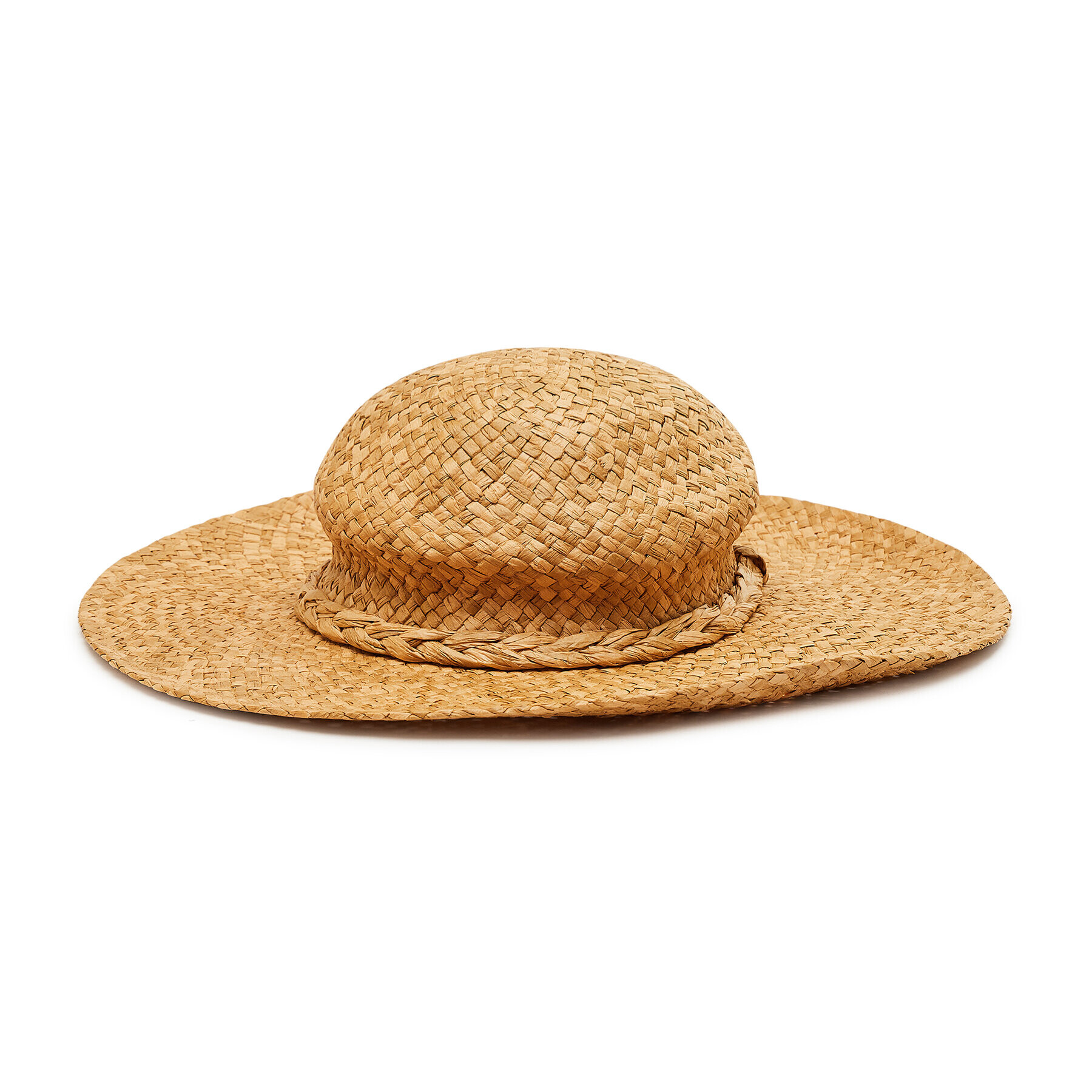 Roxy Pălărie Do You Feel Love Sun Hat ERJHA03992 Maro - Pled.ro