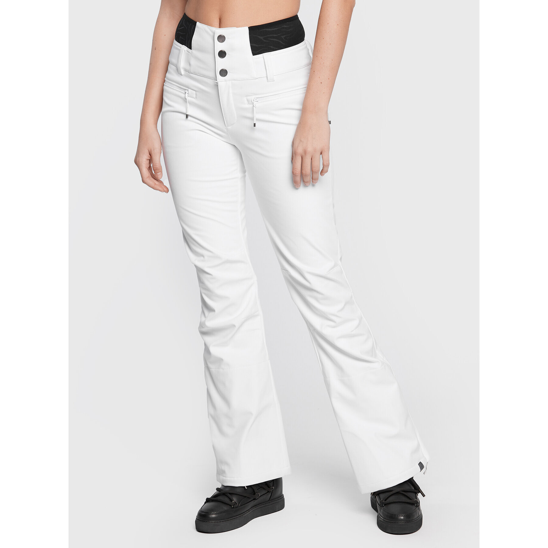 Roxy Pantaloni de schi ERJTP03218 Alb Skinny Fit - Pled.ro