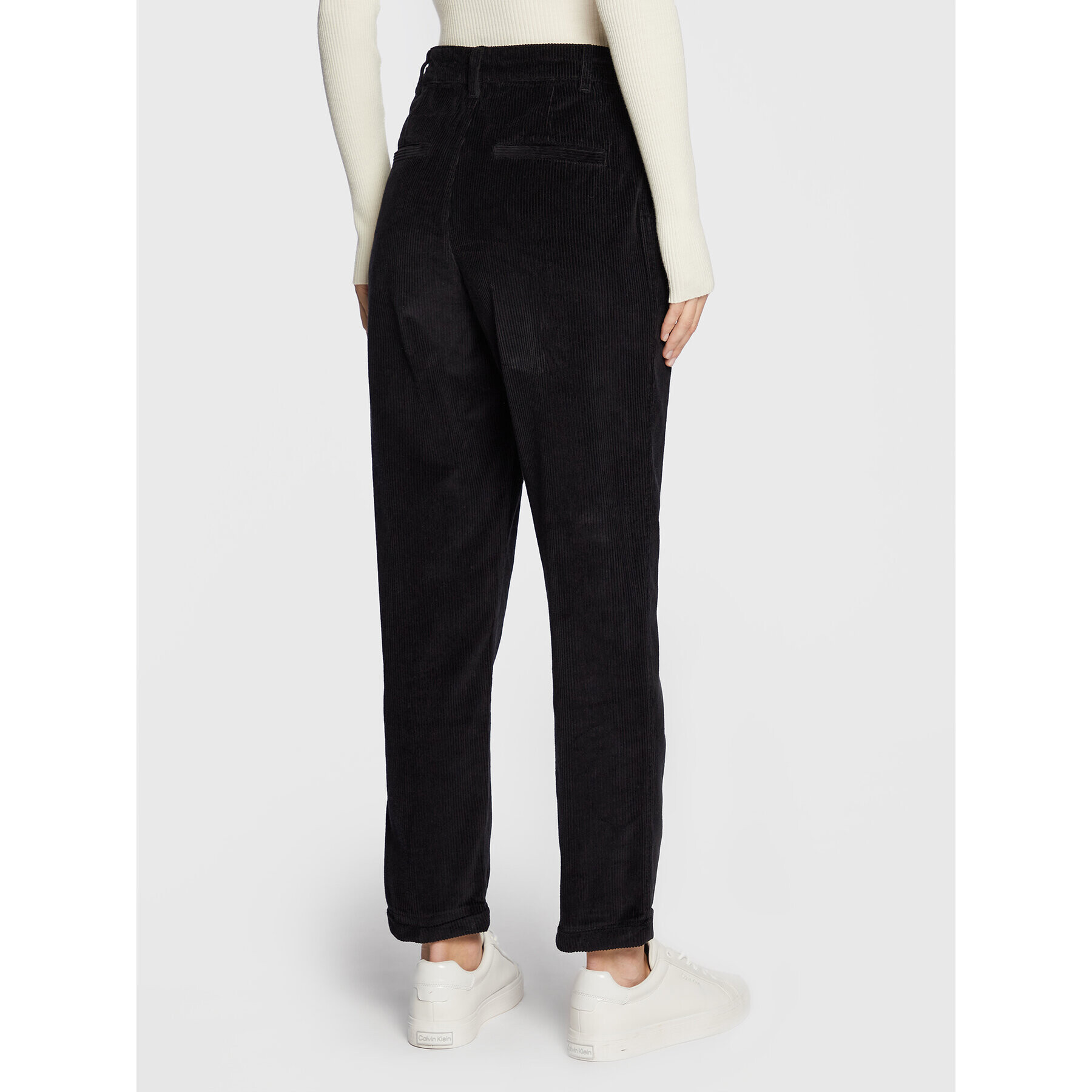 Roxy Pantaloni din material Glory Moments ERJNP03462 Negru Regular Fit - Pled.ro