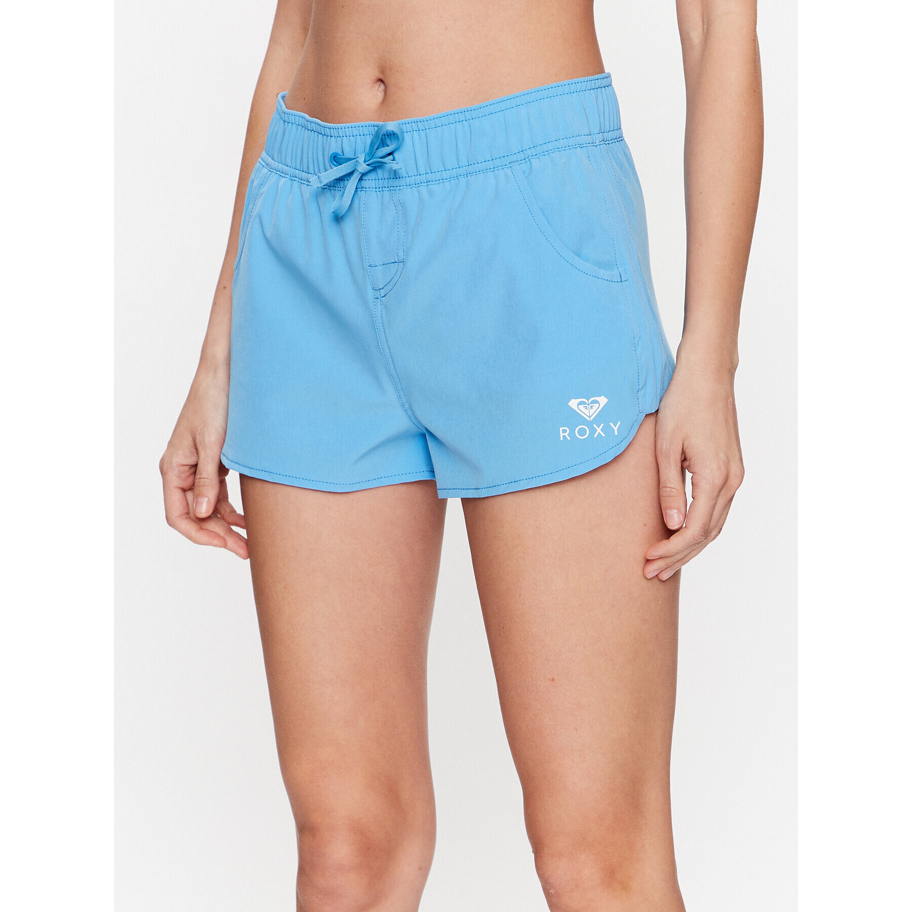 Roxy Pantaloni scurți de plajă ERJBS03165 Albastru Regular Fit - Pled.ro