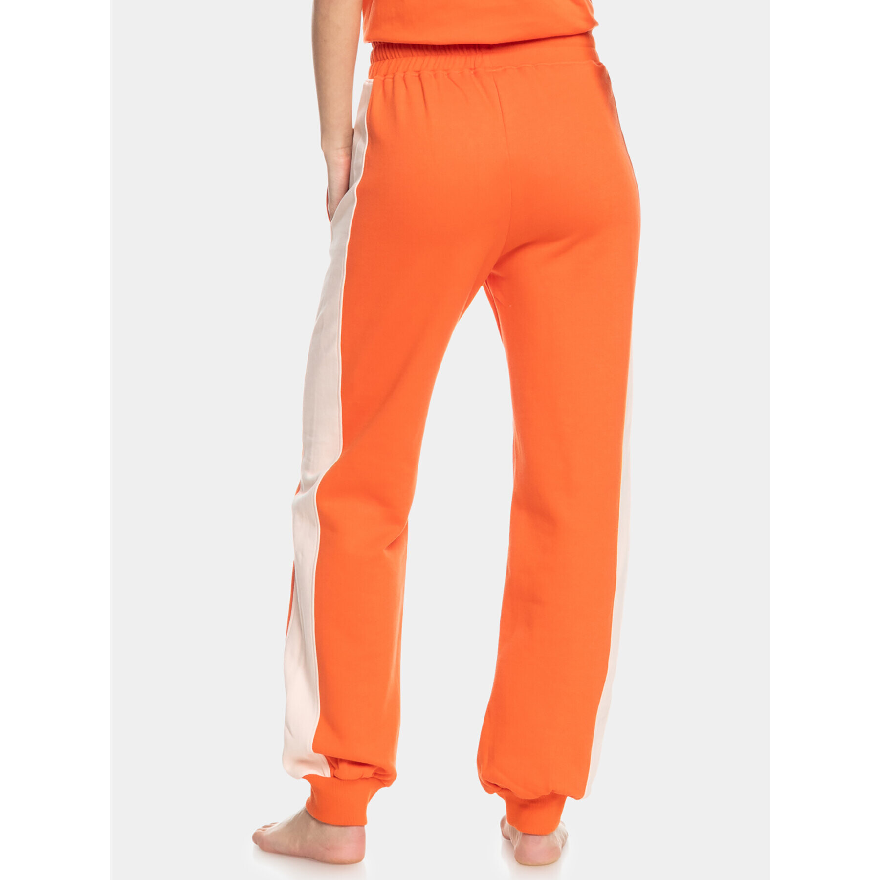 Roxy Pantaloni trening Ess Nrj Cbk Jog Otlr ERJFB03366 Portocaliu Regular Fit - Pled.ro