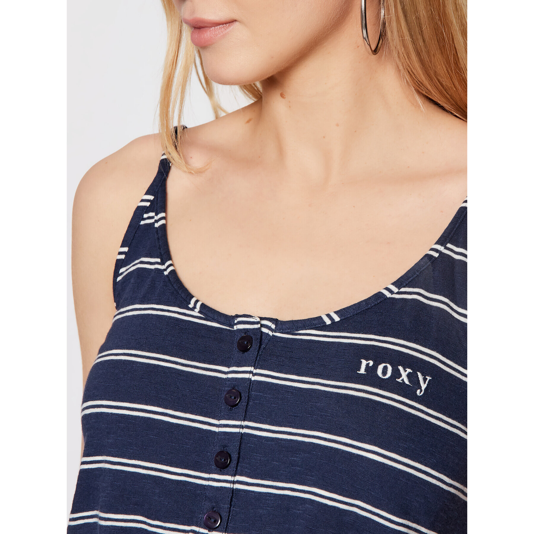 Roxy Top From Me To You ERJZT05178 Bleumarin Regular Fit - Pled.ro