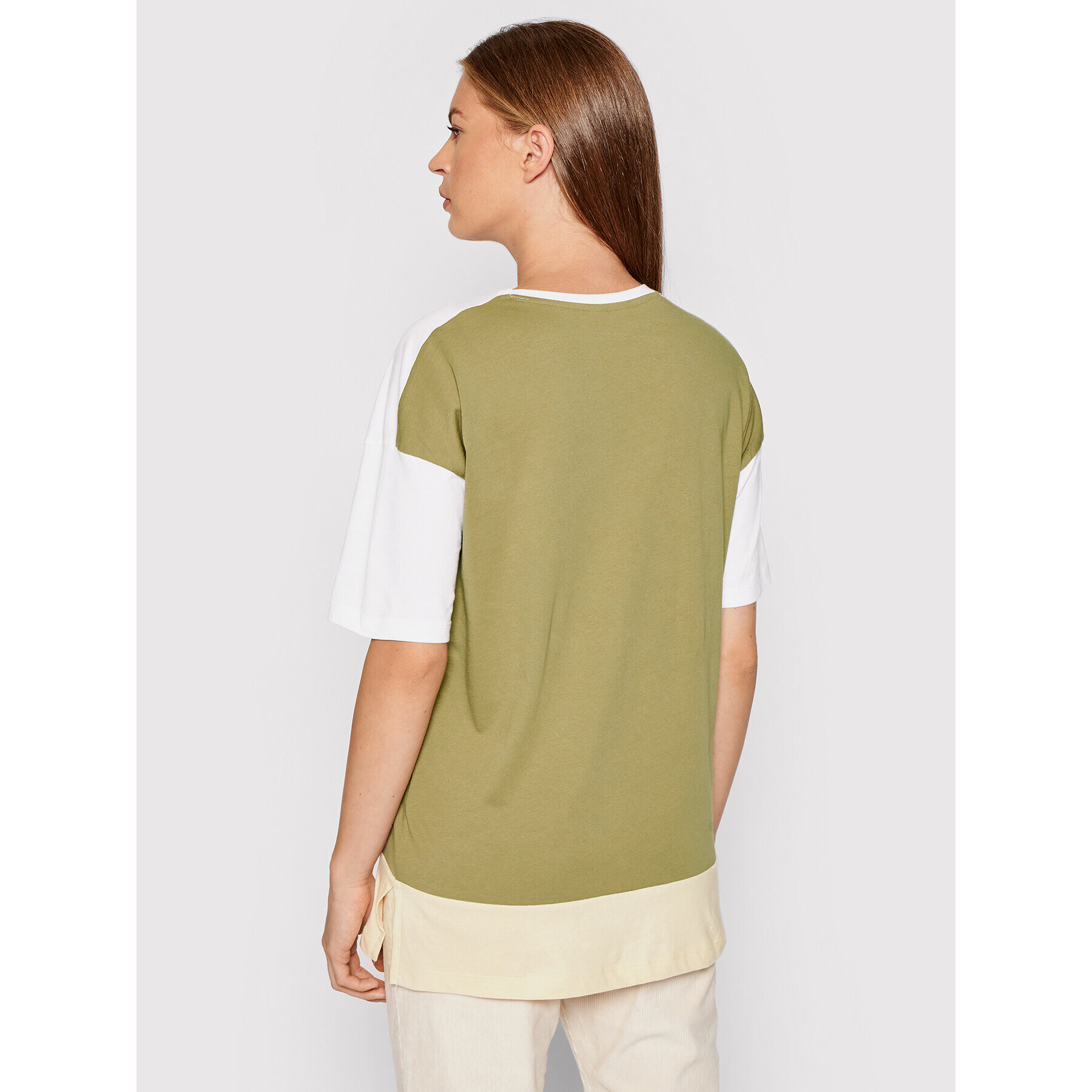 Roxy Tricou Addicted To Joy ERJZT05149 Verde Loose Fit - Pled.ro