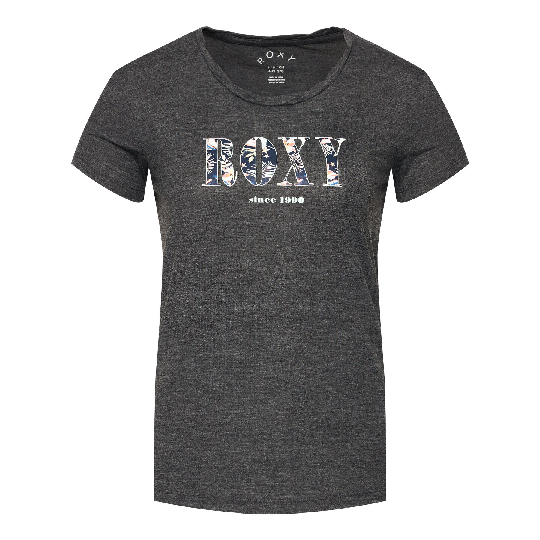 Roxy Tricou Chasing The Swell ERJZT05179 Gri Regular Fit - Pled.ro