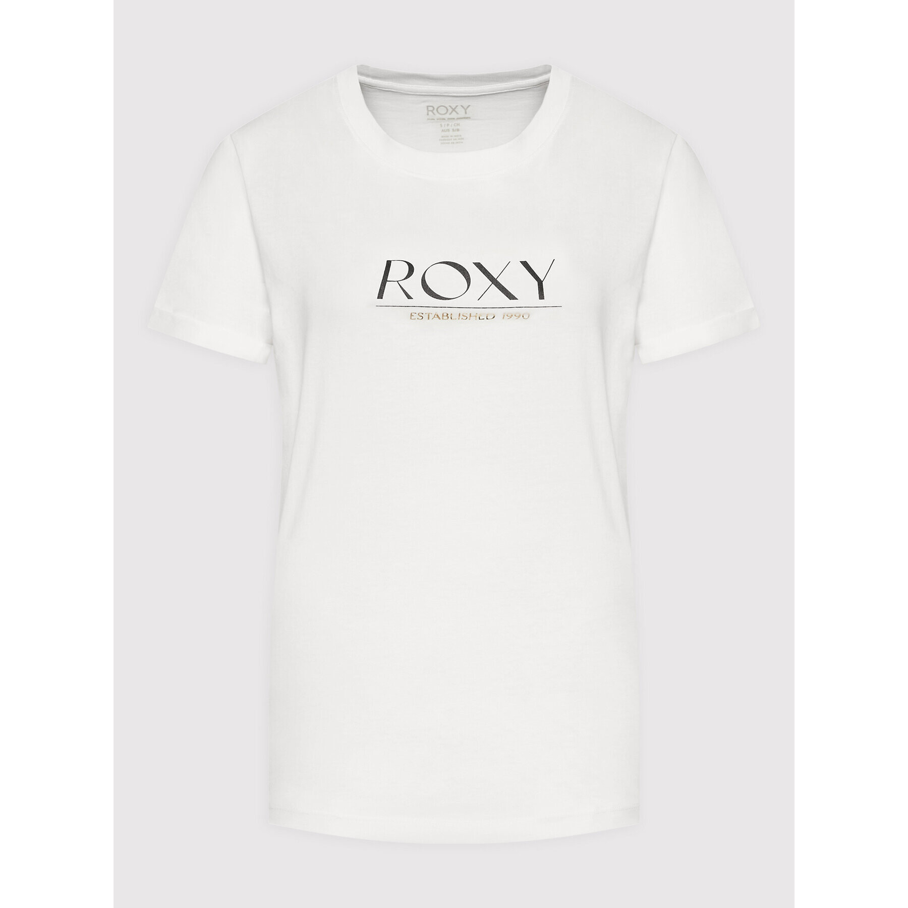 Roxy Tricou Noon Ocean ERJZT05424 Alb Regular Fit - Pled.ro