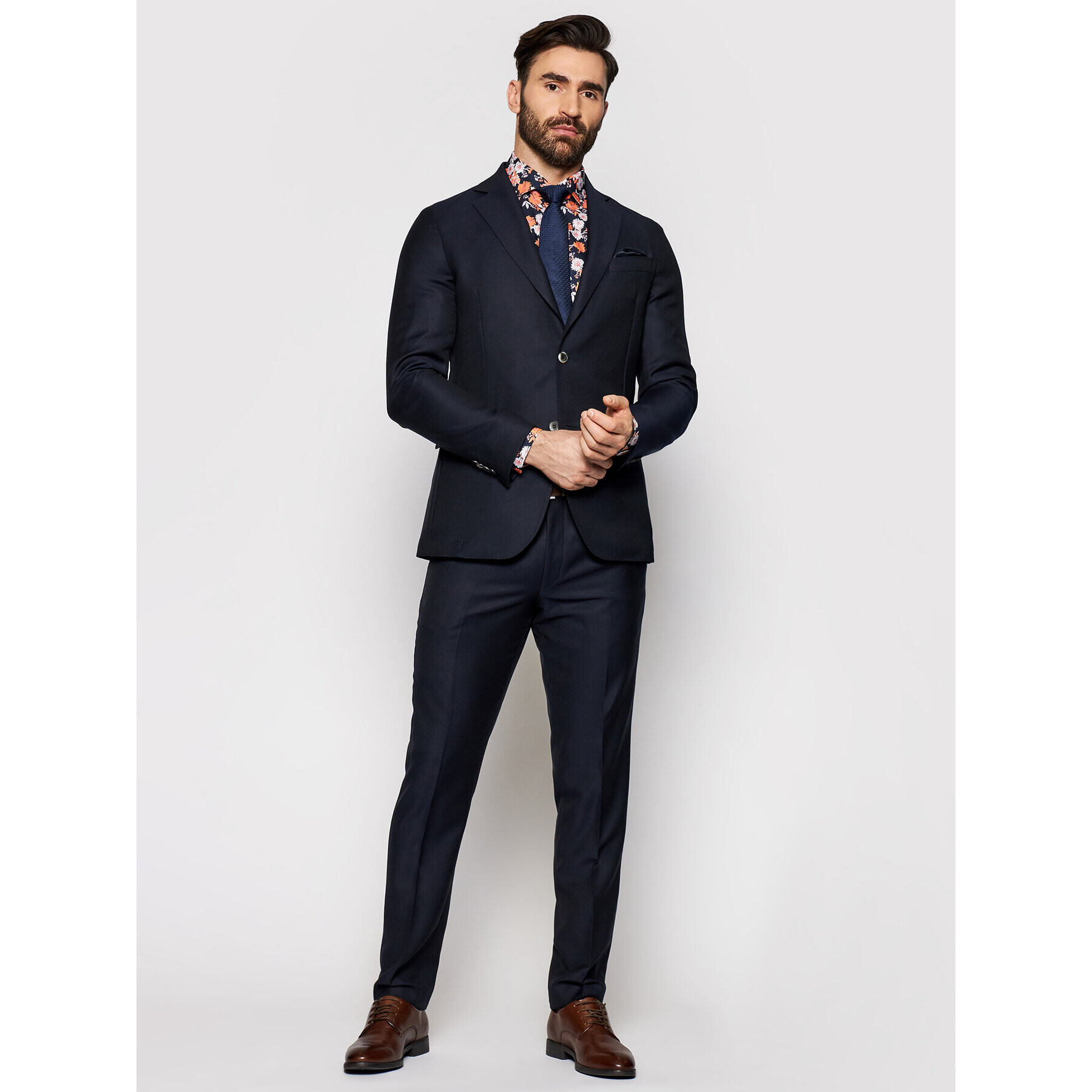 Roy Robson Cămașă 1290-80 Colorat Slim Fit - Pled.ro