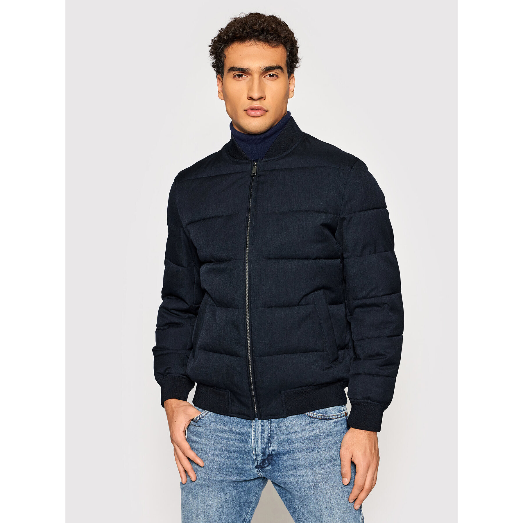 Roy Robson Geacă bomber 5918-96 Bleumarin Regular Fit - Pled.ro