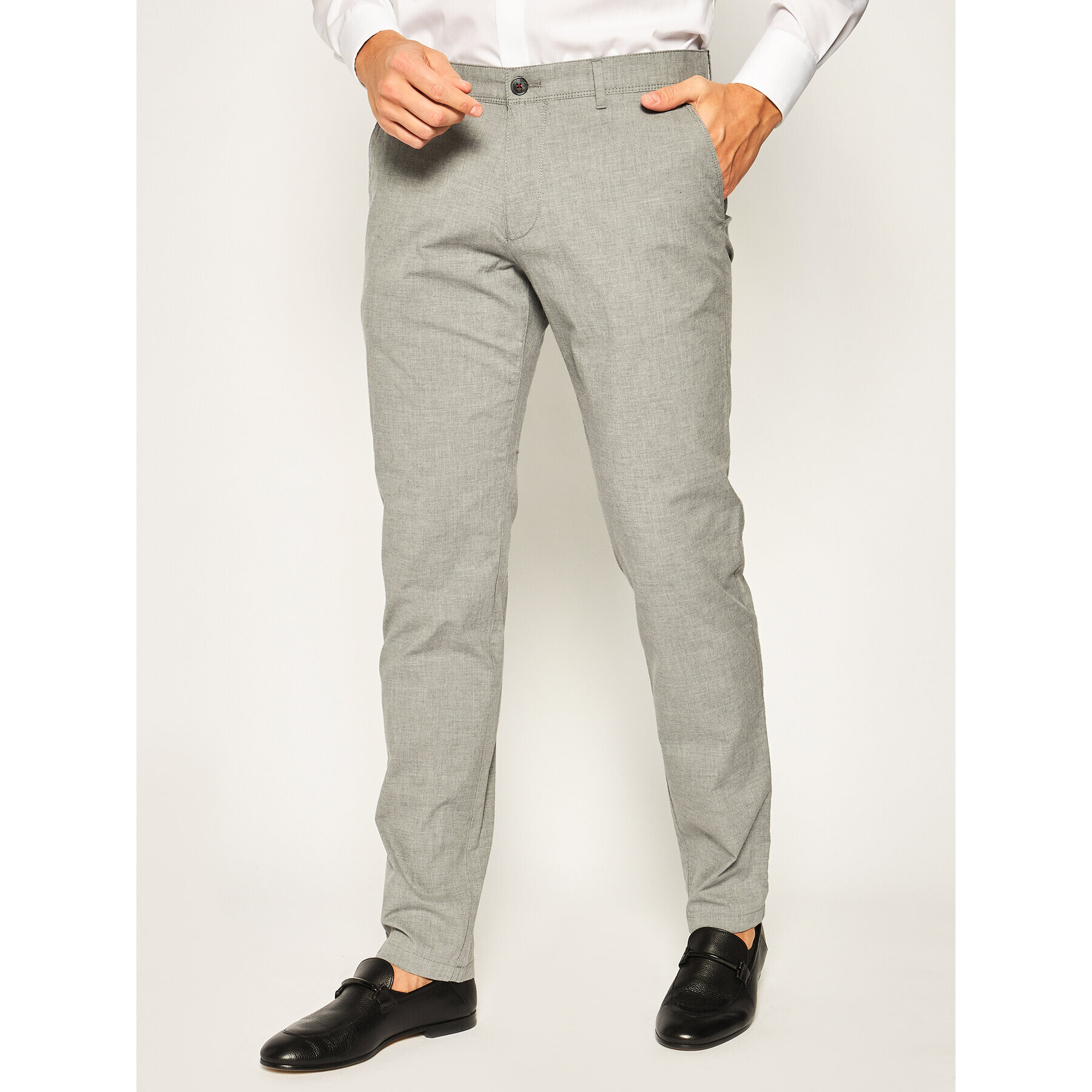 Roy Robson Pantaloni chino 941-51 Gri Slim Fit - Pled.ro