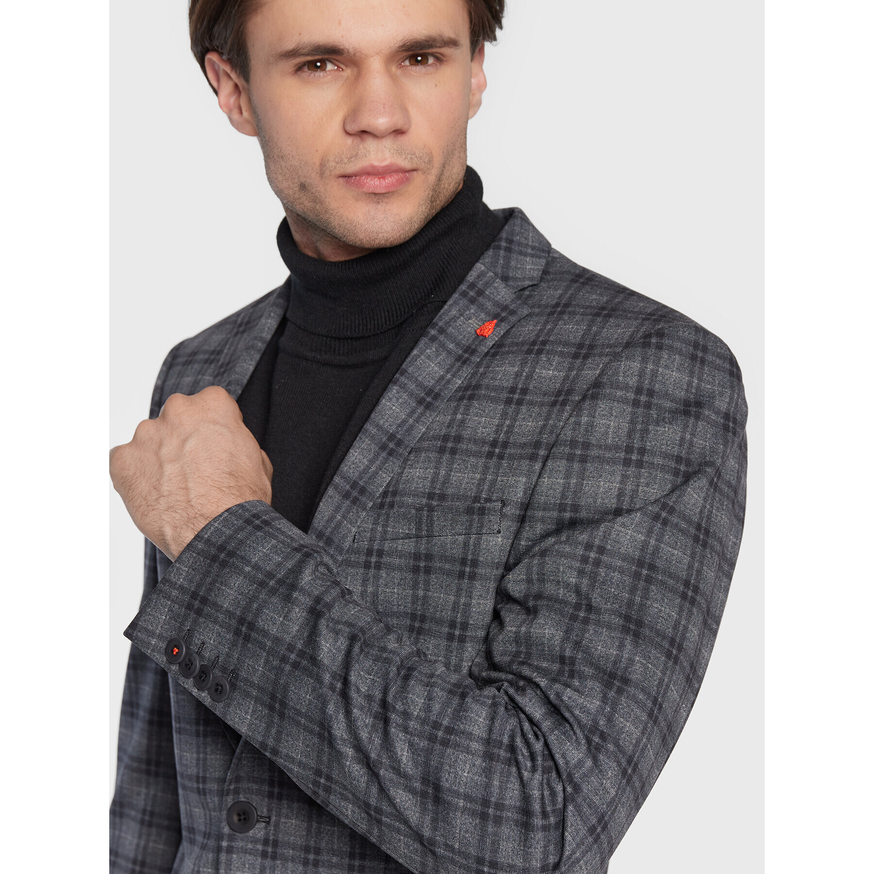 Roy Robson Sacou 1002-00 Gri Regular Fit - Pled.ro