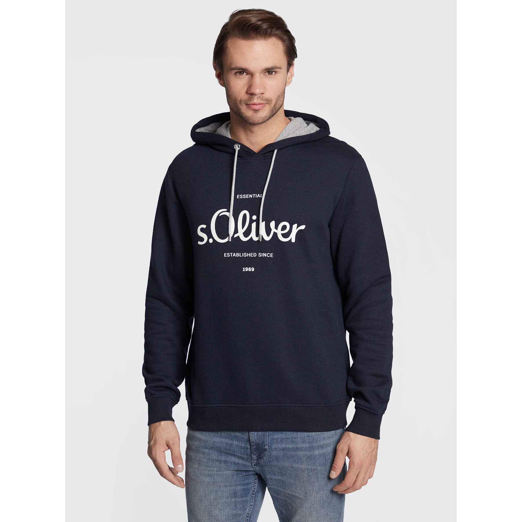 s.Oliver Bluză 2122819 Bleumarin Regular Fit - Pled.ro