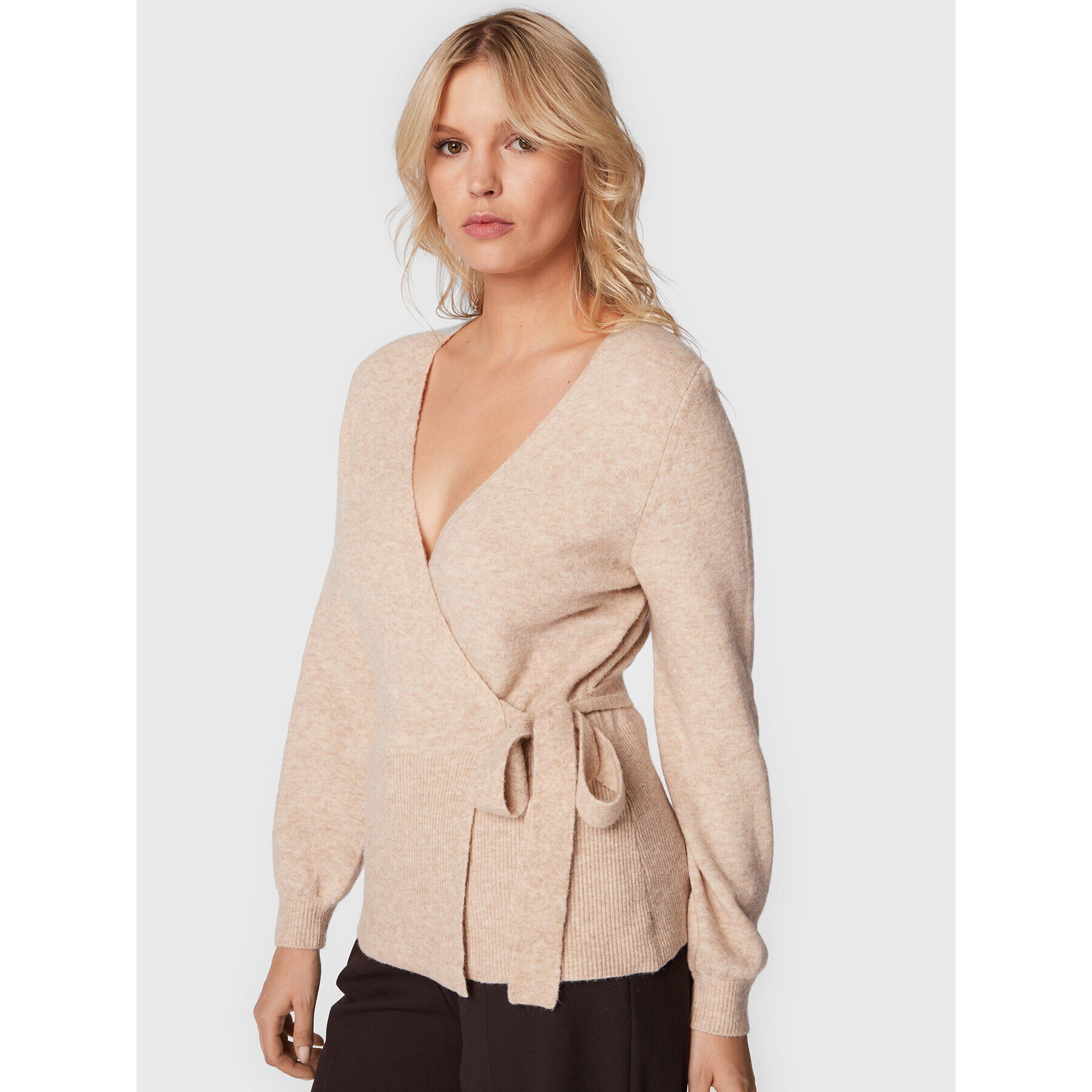 s.Oliver Cardigan 2121668 Bej Regular Fit - Pled.ro