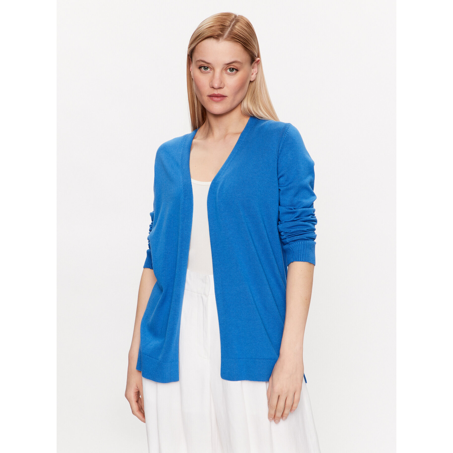 s.Oliver Cardigan 2127027 Albastru Regular Fit - Pled.ro