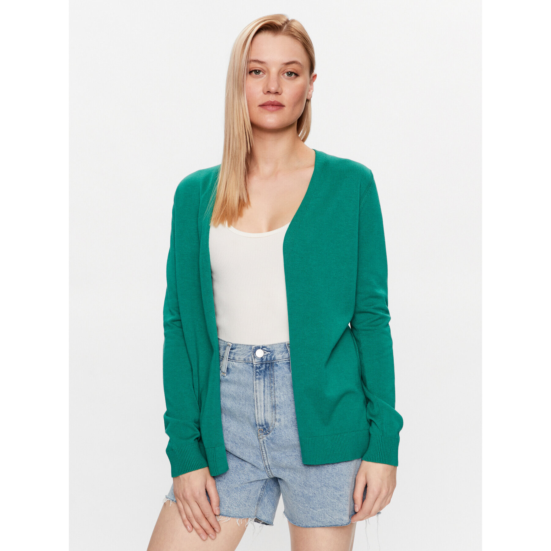 s.Oliver Cardigan 2127027 Verde Regular Fit - Pled.ro