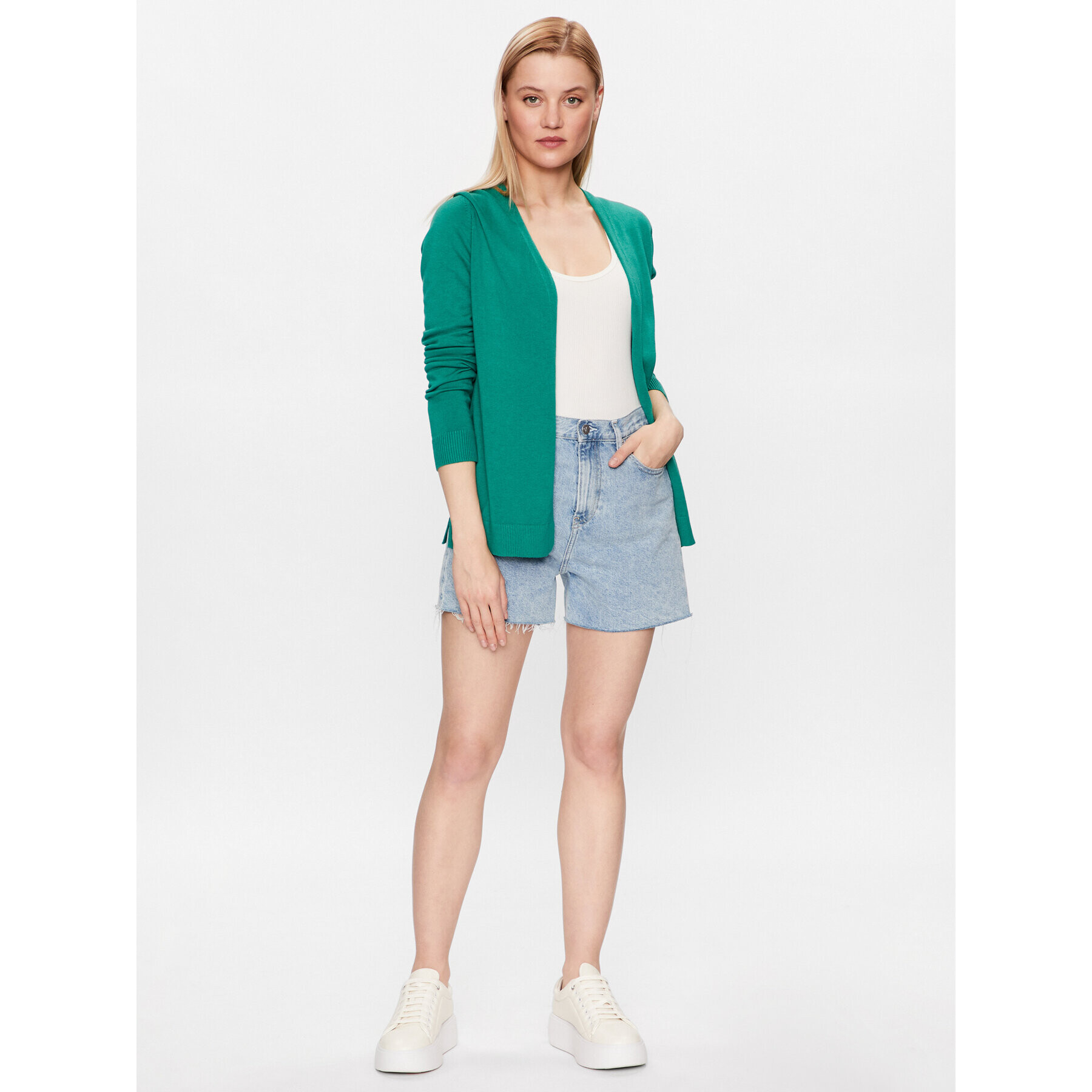 s.Oliver Cardigan 2127027 Verde Regular Fit - Pled.ro