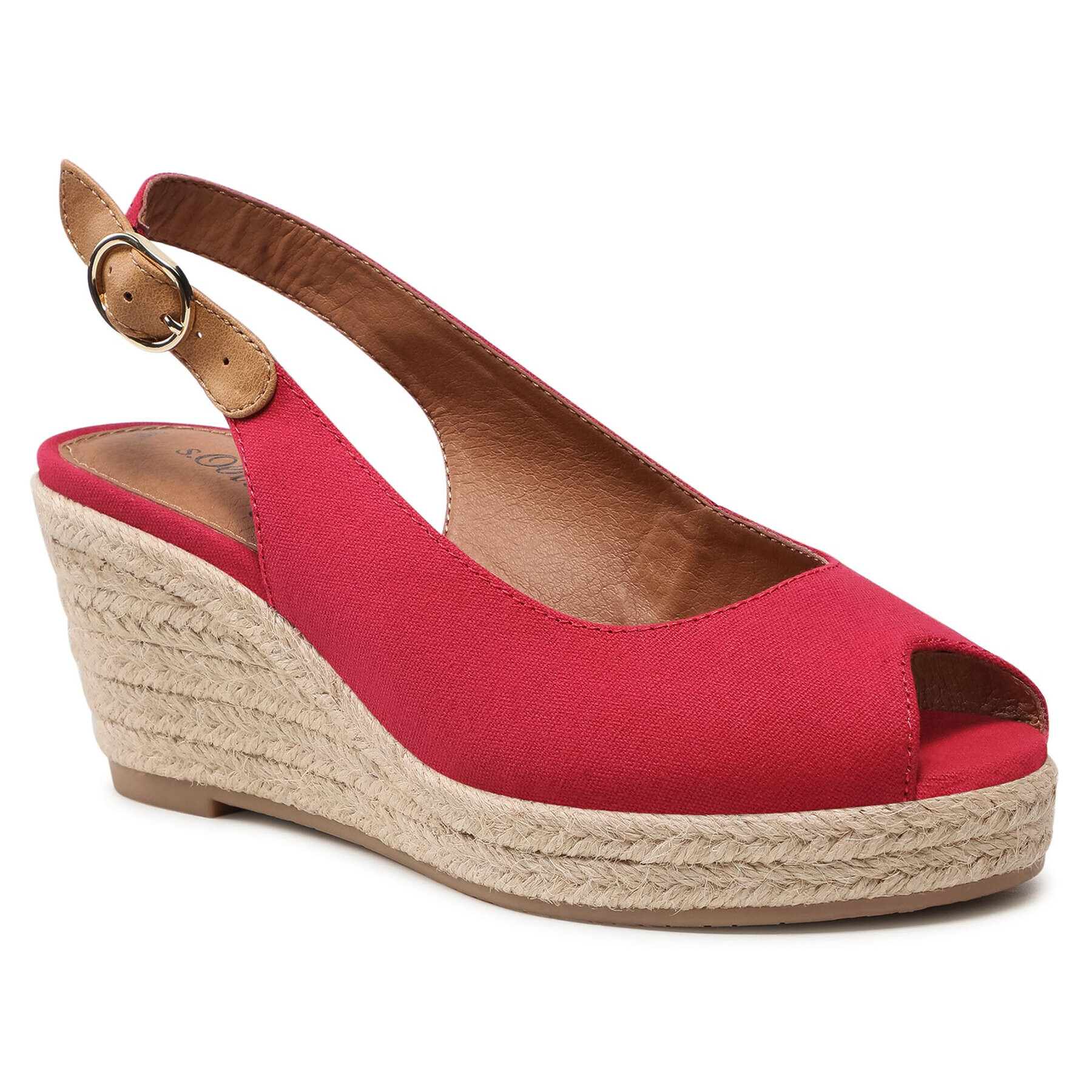 s.Oliver Espadrile 5-29600-26 Roșu - Pled.ro