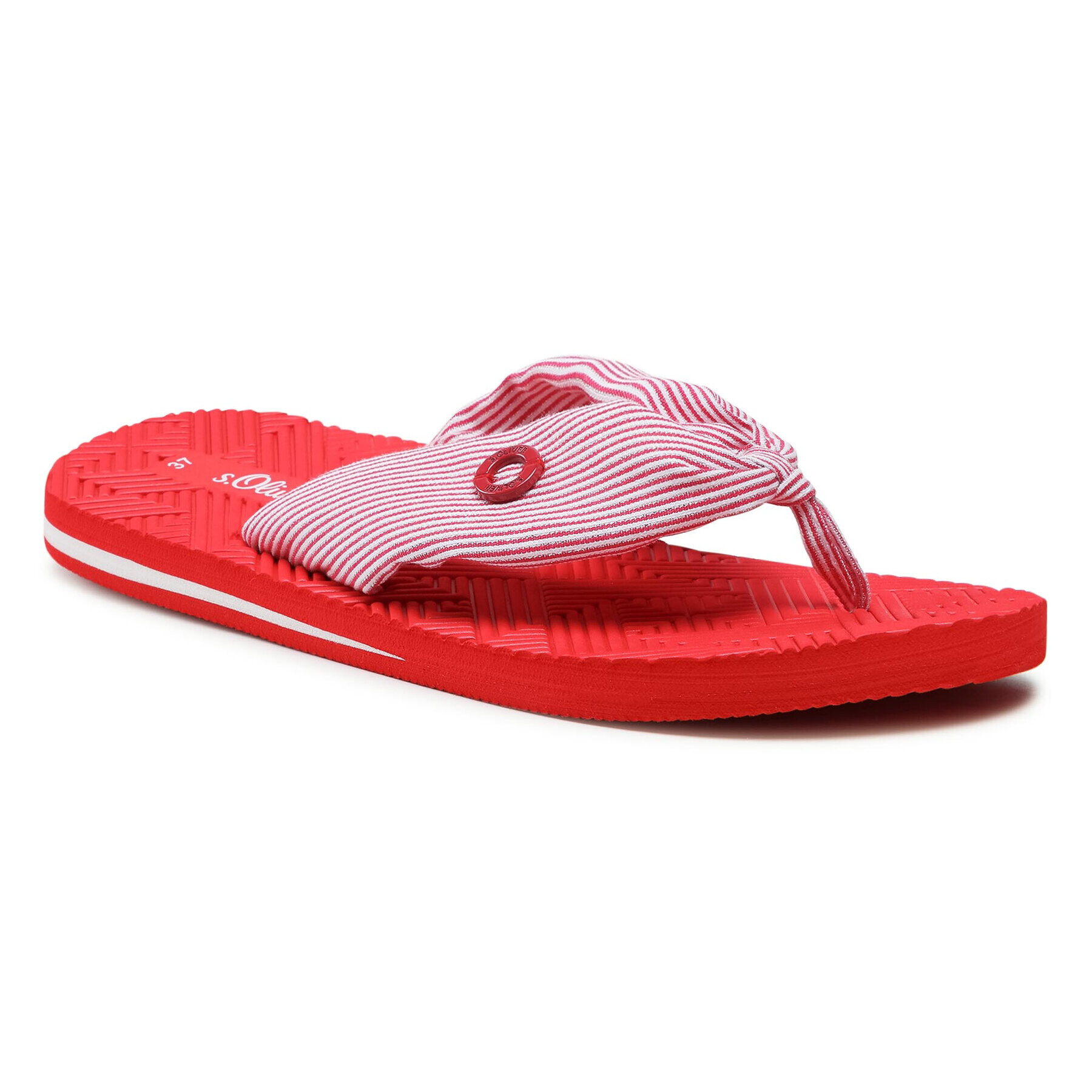 s.Oliver Flip flop 5-27109-36 Roșu - Pled.ro